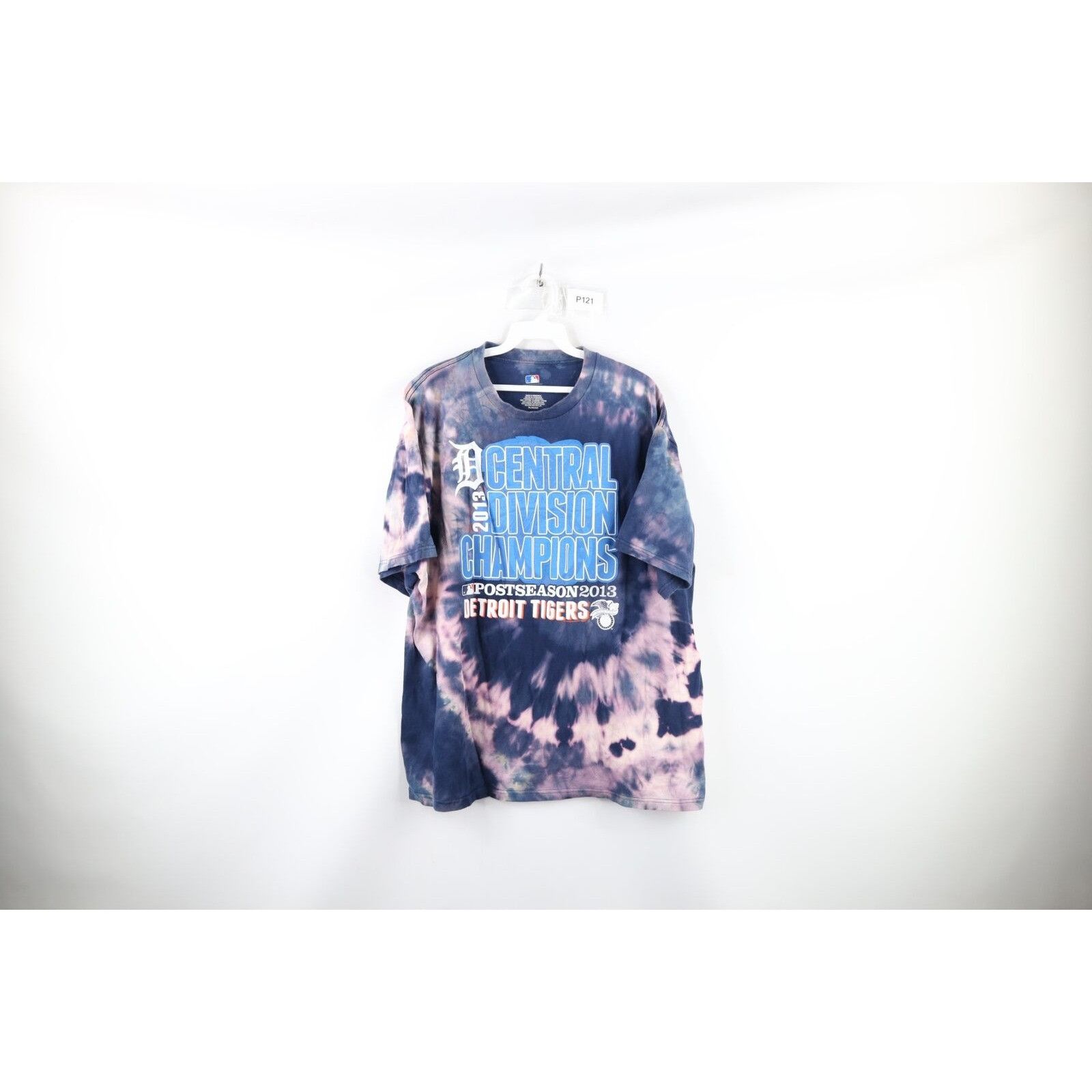 Vintage MLB Acid Wash Spell Out Detroit Tigers Baseball T-Shirt Size US XL / EU 56 / 4 - 1 Thumbnail