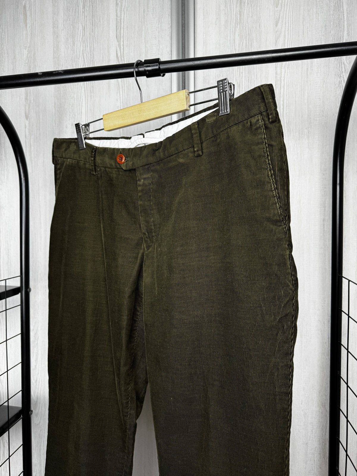 Other Pelikamo Zurich Khaki Green Corduroy casual tailored pants Size US 36 / EU 52 - 5 Thumbnail