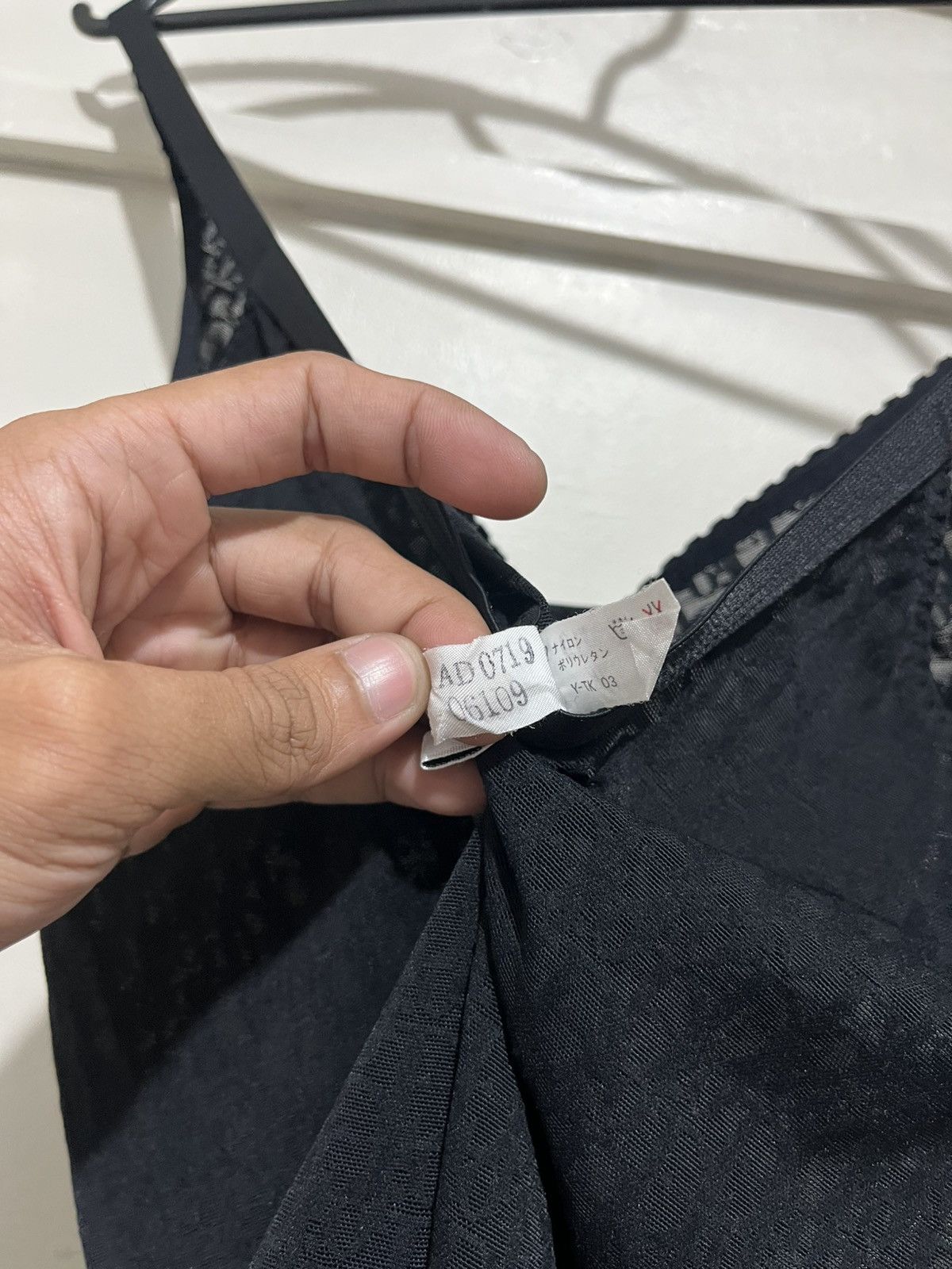 Dior Rare Vintage Christian Dior 1990’s Monogram Sheer Bodysuit Size L / US 10 / IT 46 - 11 Thumbnail