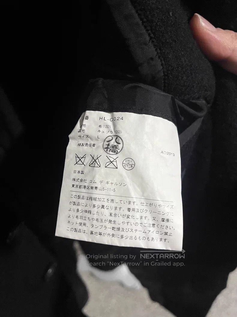 Comme des Garcons Comme Des Garcons Black wool overcoat Size US L / EU 52-54 / 3 - 7 Thumbnail