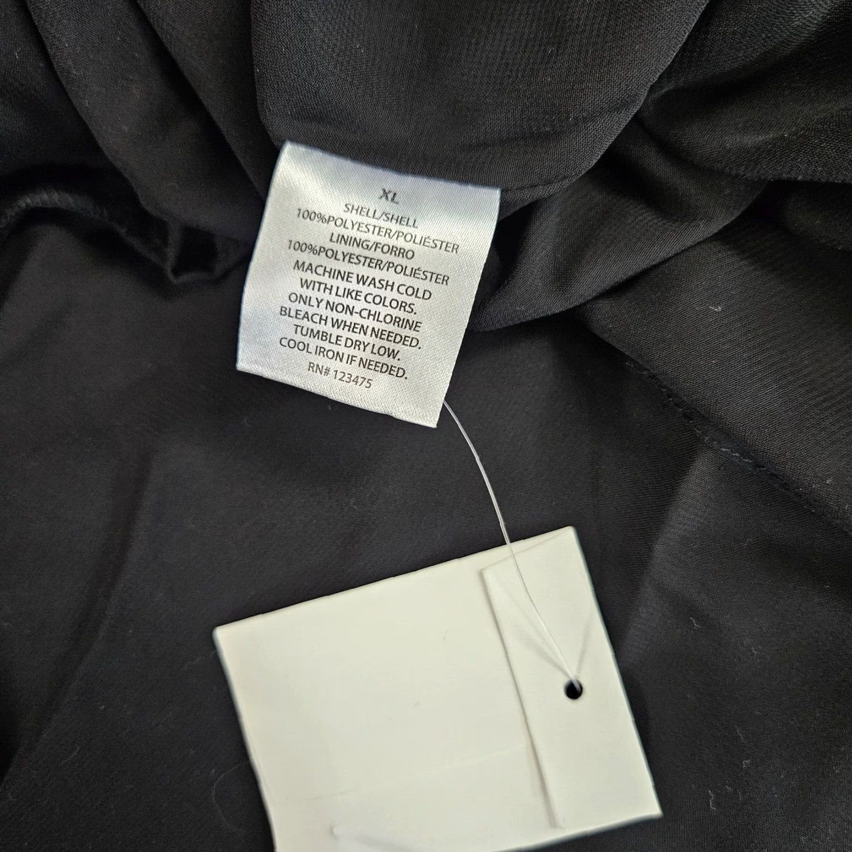 Elizabeth and James VINTAGE Textile Elizabeth and James Womens Top XL Solid Black V-Neck Dolman Sleeves Size XL / US 12-14 / IT 48-50 - 5 Thumbnail