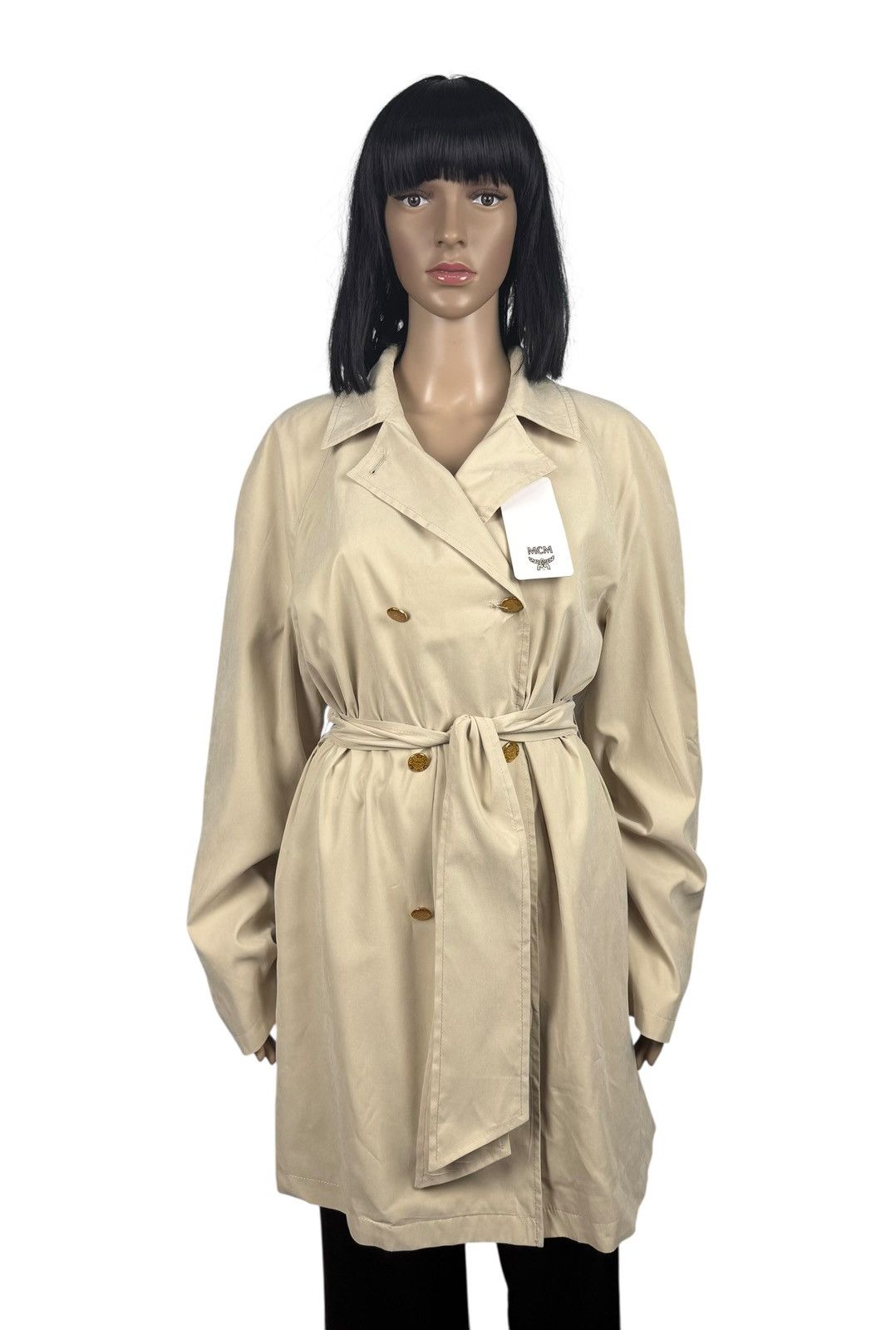 MCM MCM Munich Trench Coat Belted Beige size 44 Size M / US 6-8 / IT 42-44 - 1 Thumbnail