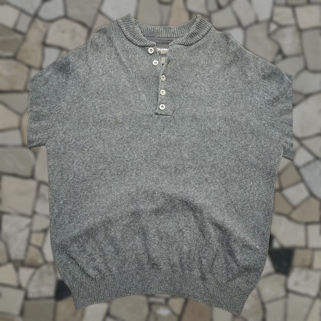 Vintage VINTAGE Gander Mountain Guide Series Wool Blend Sweater Mens XL Gray Pullover Crew Neck Knit Collar 90s Outdoor USA Sweater Mens Size US XL / EU 56 / 4 - 1 Thumbnail