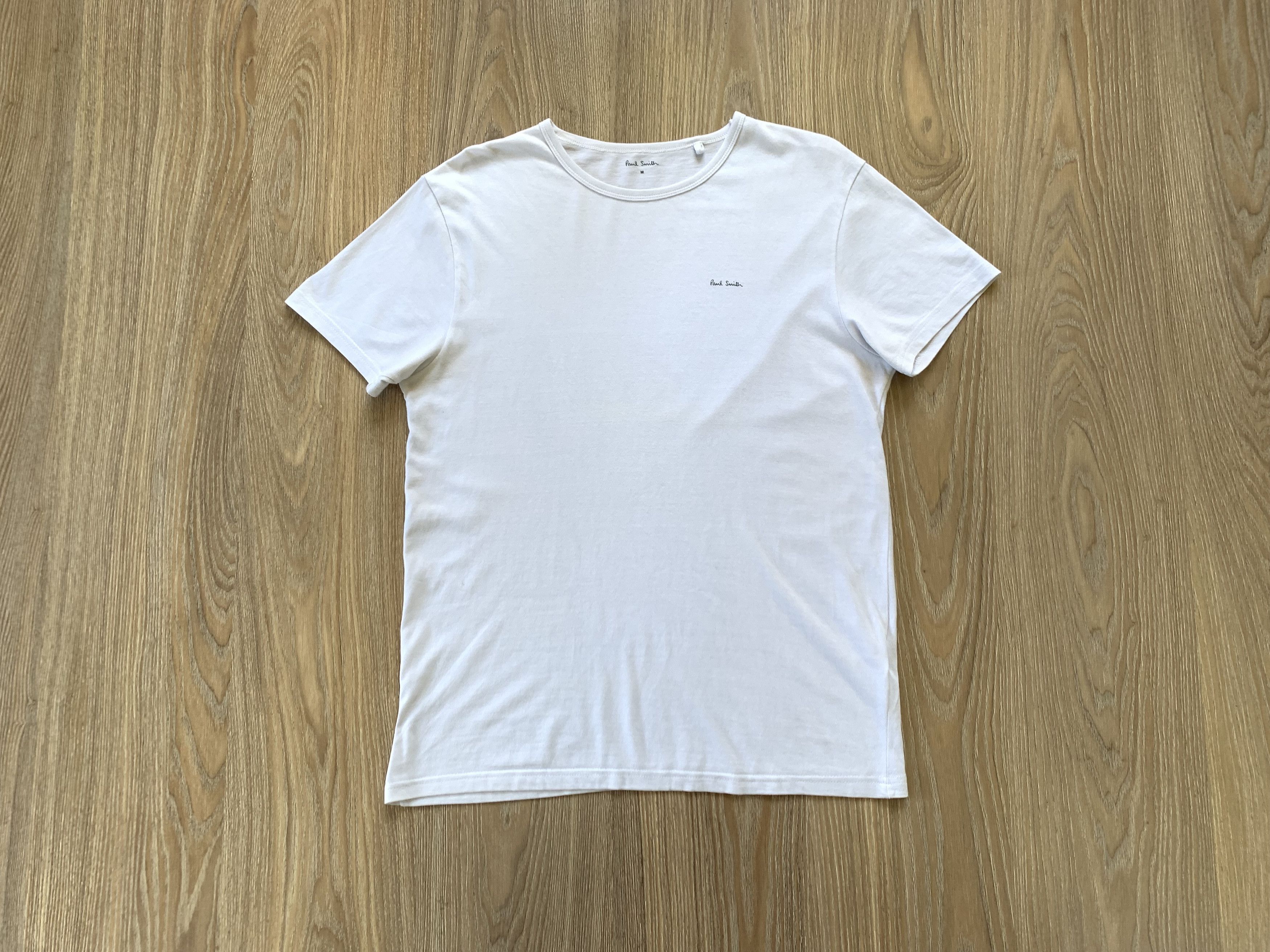 Designer × Paul Smith Paul Smith White Cotton Basic T Shirt Size US M / EU 48-50 / 2 - 10 Thumbnail
