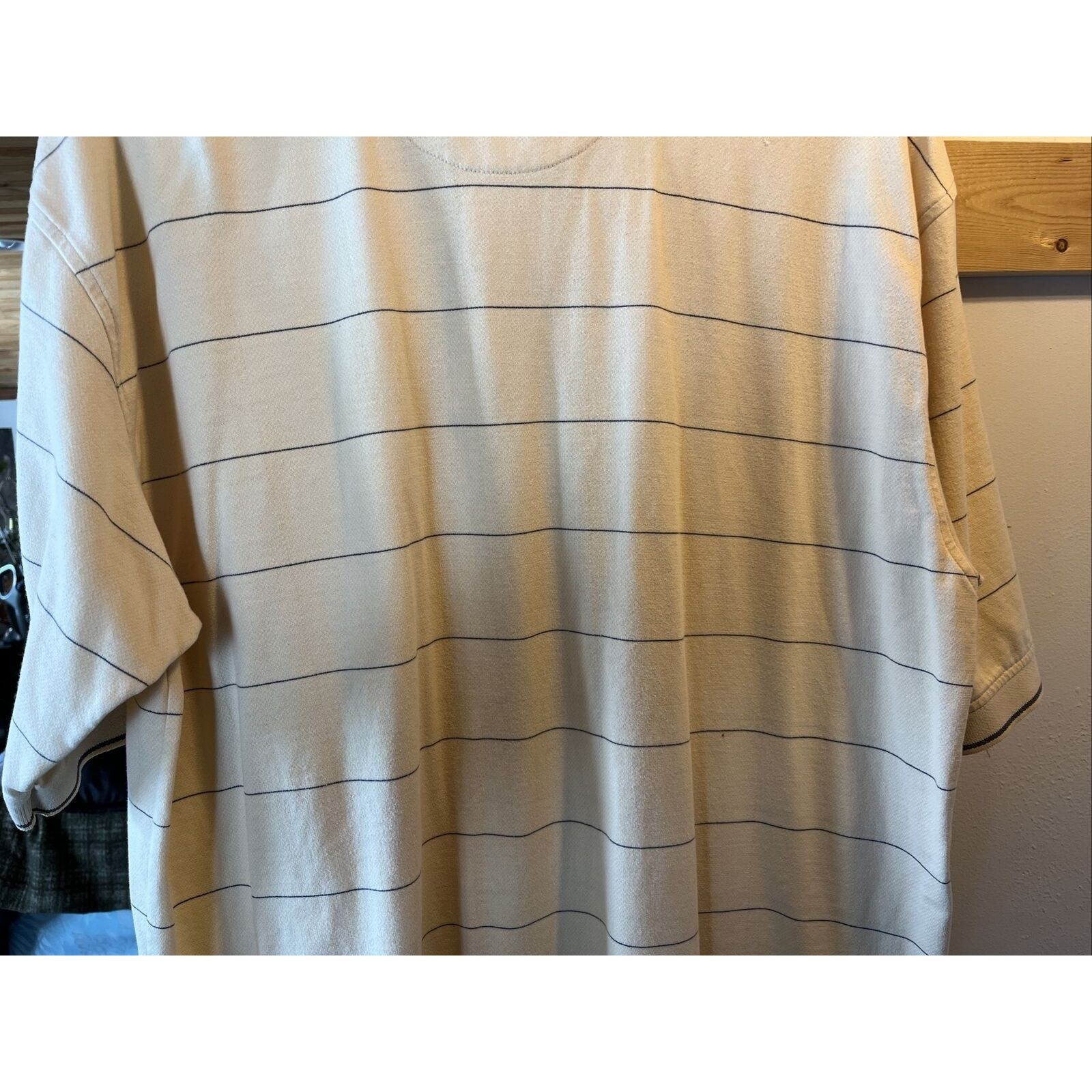 Other Cross Creek Men’s XL Yellow Striped cotton golf polo shirt Size US XL / EU 56 / 4 - 15 Thumbnail