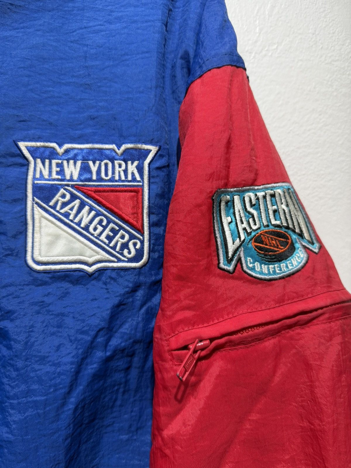 NHL Vintage New York Rangers Reversible jacket Size US XL / EU 56 / 4 - 3 Thumbnail