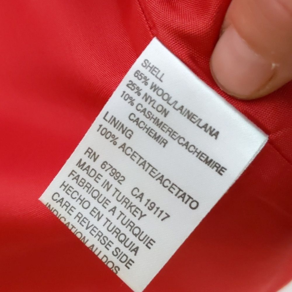 Other Sigrid OlseN - wool red pencil skirt size 2 petite Size 26" / US 2 / IT 38 - 3 Thumbnail