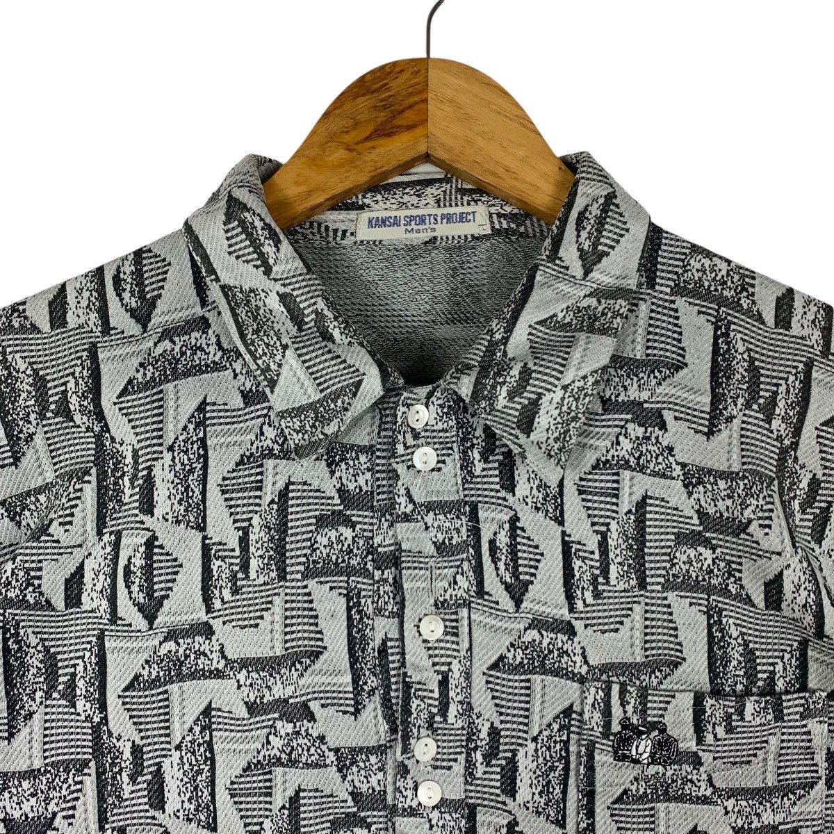 Kansai Yamamoto × Vintage Vintage 90s KANSAI SPORTS PROJECT Full print button Up shirt Size US L / EU 52-54 / 3 - 8 Thumbnail