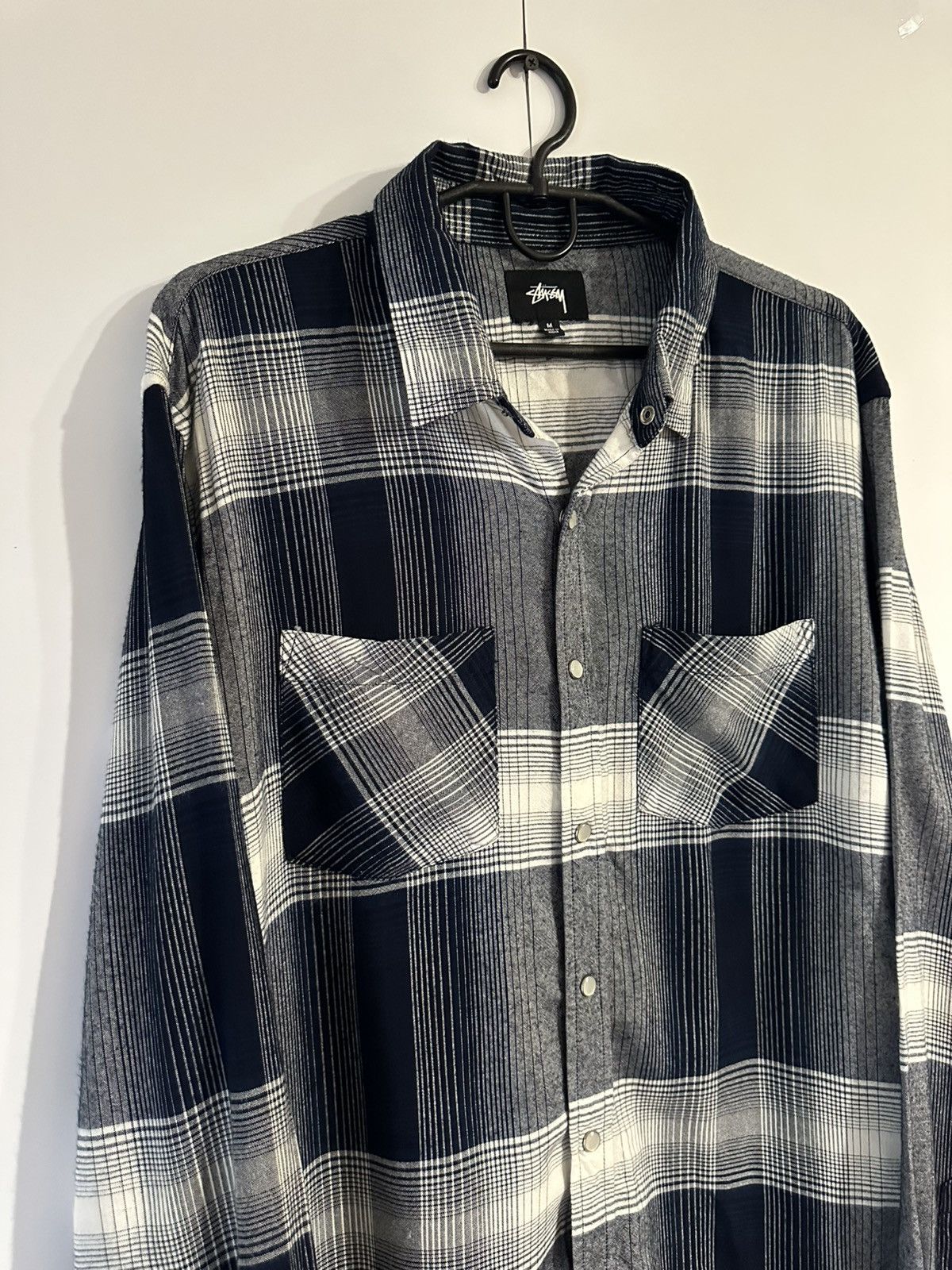Stussy Stussy Plaid Rayon Long Sleeve Shirt Button Up Size US M / EU 48-50 / 2 - 2 Thumbnail