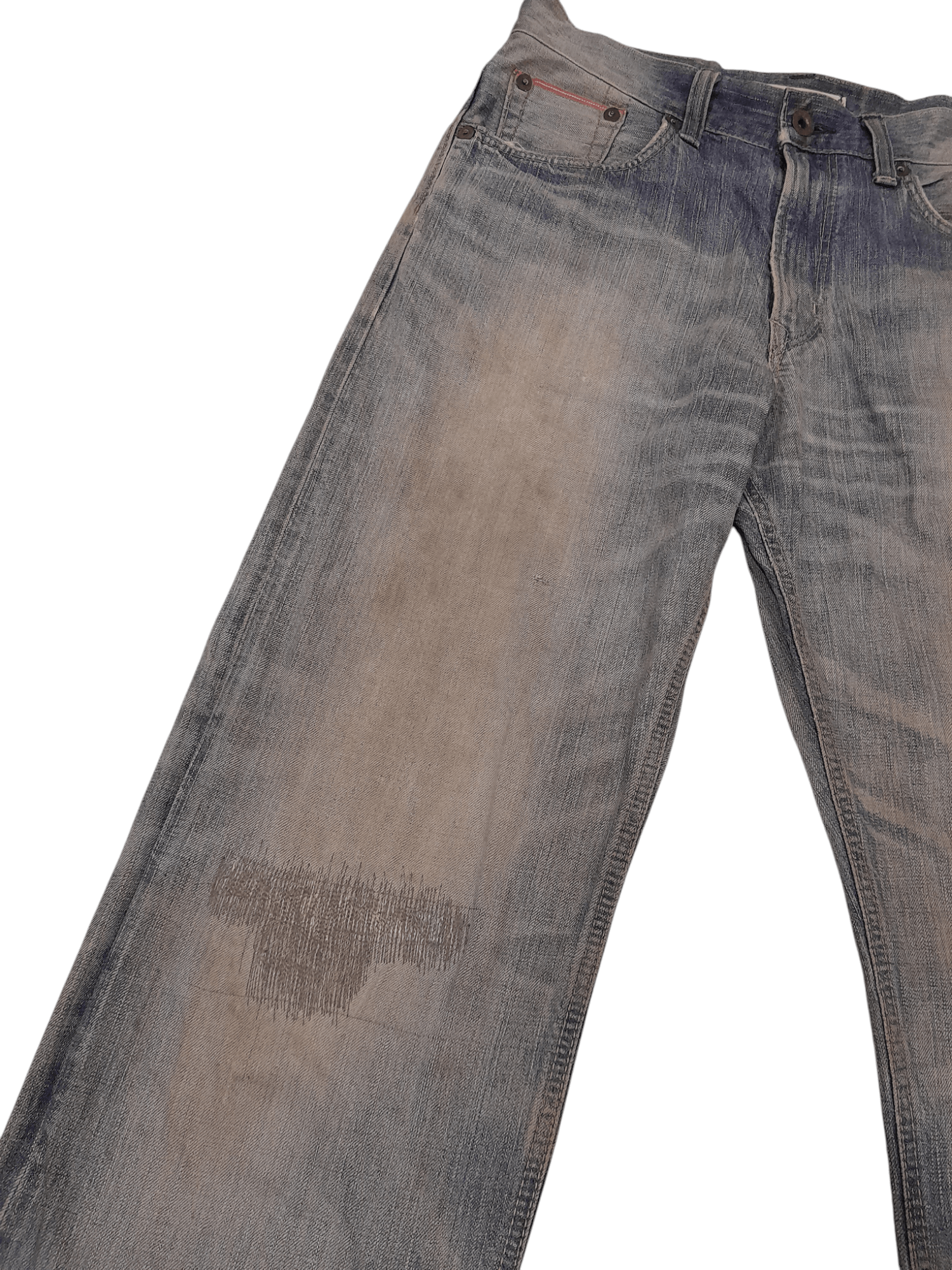 Edwin × Vintage Edwin Japan Wide Cutting Selvedge Denim (F473) Waist 32 Size US 32 / EU 48 - 6 Thumbnail