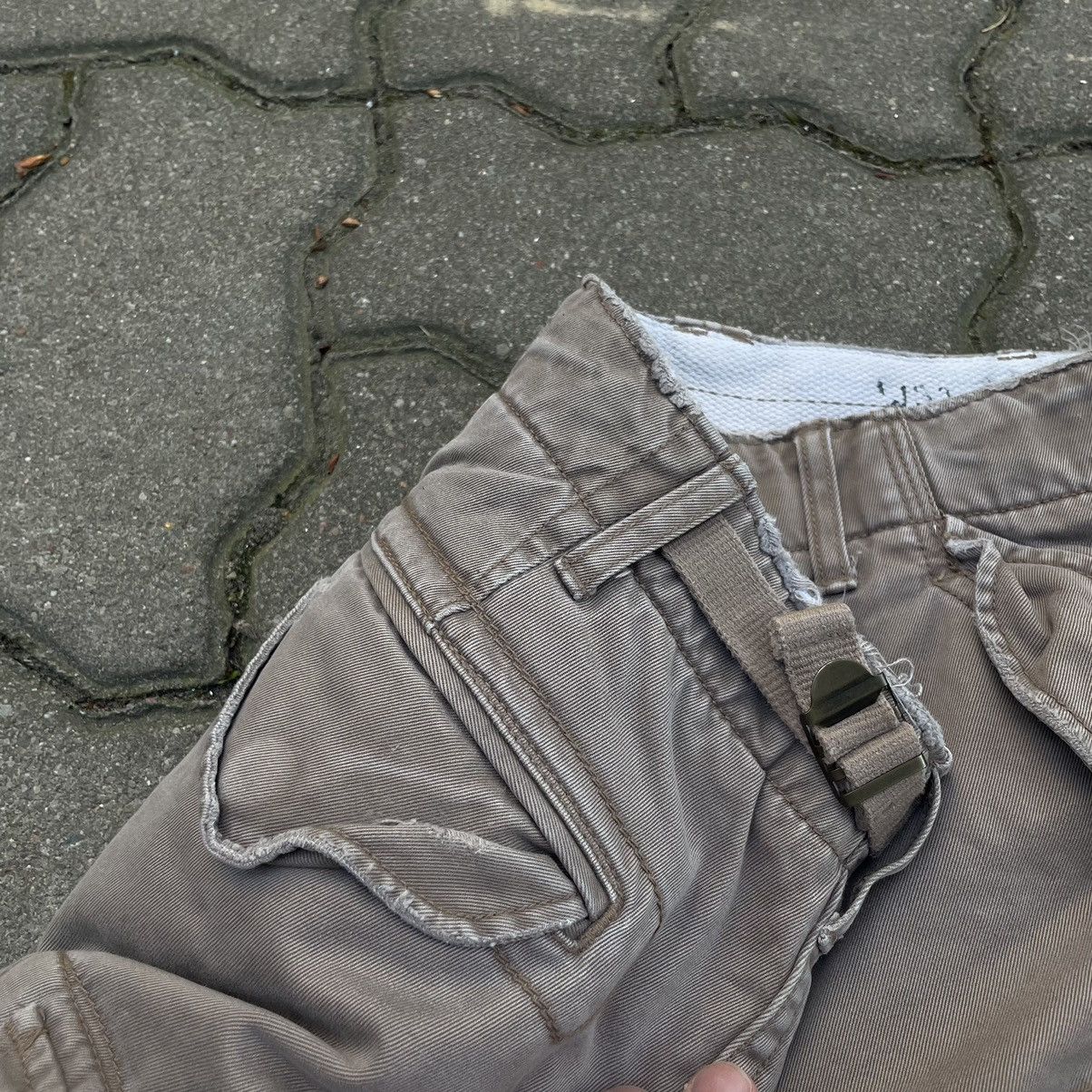 Vintage Ralph Lauren 90s Vintage Cargo Army Distressed Shorts Size US 34 / EU 50 - 7 Thumbnail