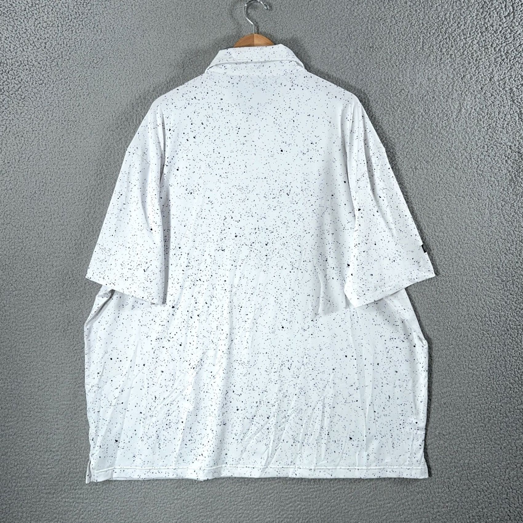 Vintage Swagger Sunday Swagger Golf Polo Mens 4XL Dawn Ink Splatter Performance AOP Print Shirt Polo Shirt All Over Print Golf Signature Polo Mens 4XL White Size US XXL / EU 58 / 5 - 6 Thumbnail
