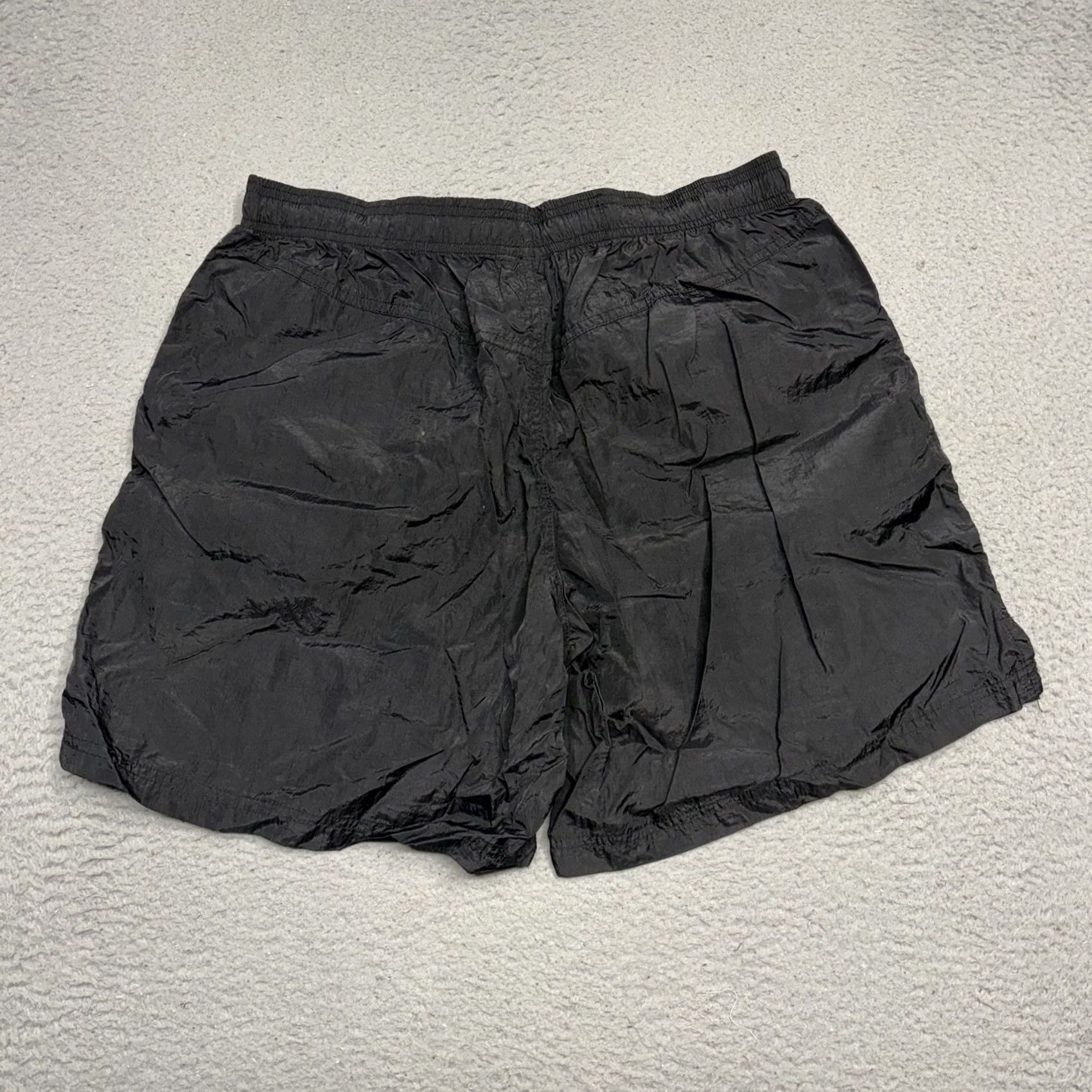 Vintage VINTAGE Stussy Shorts Men XL Black White Script Spellout