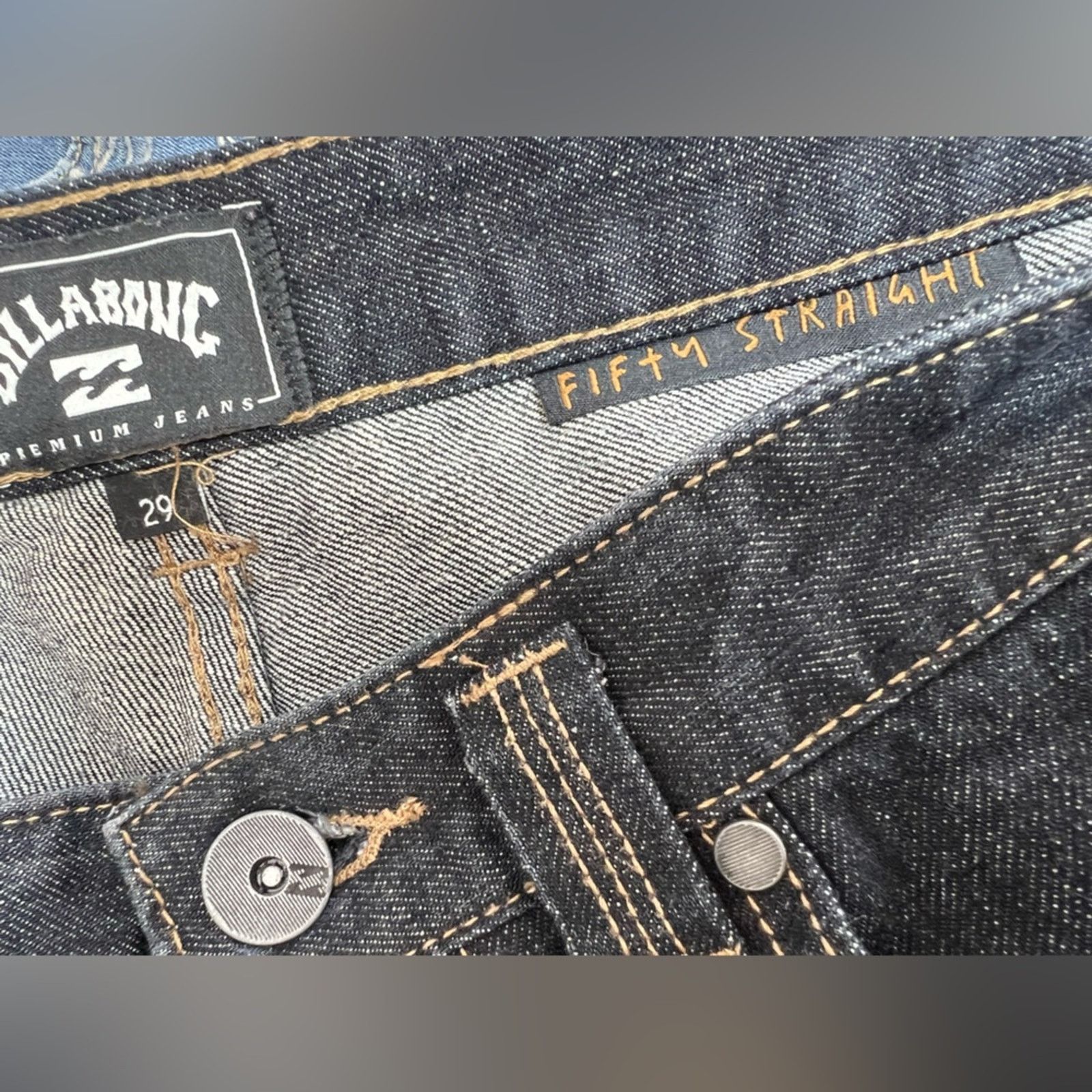 Billabong Billabong Fifty Jean Straight Men’s Size 29x32 NWOT Size US 29 - 7 Thumbnail