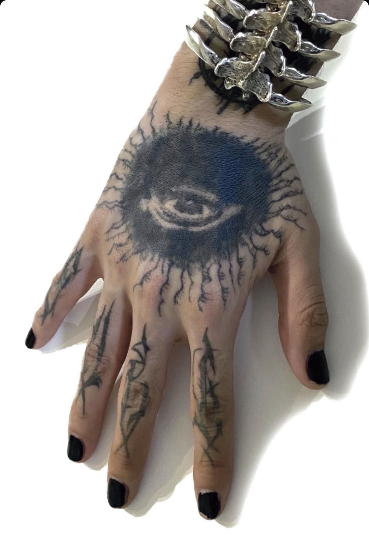 Japanese Brand MANSON'S RIB BONE SKELTON BANGLE SILVER 925 BRACELET OPIUM Size ONE SIZE - 4 Thumbnail