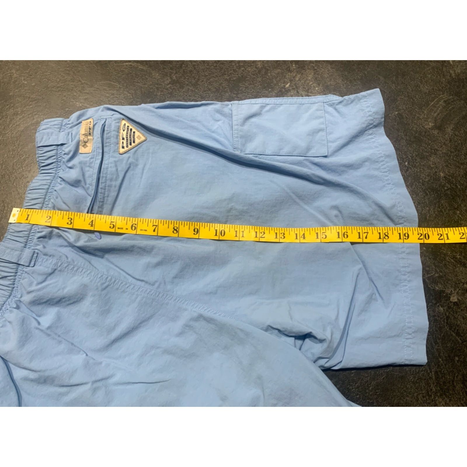 Vintage Columbia Mens Blue Trunks Large Fishing Shorts Size US 33 - 7 Thumbnail