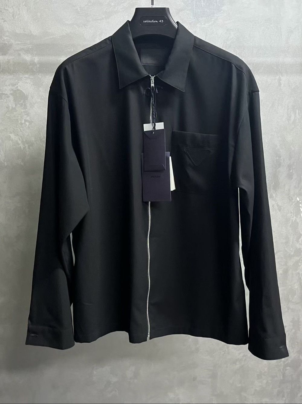 Prada Prada Zip-Up Cotton Shirt Size L Size US L / EU 52-54 / 3 - 1 Thumbnail