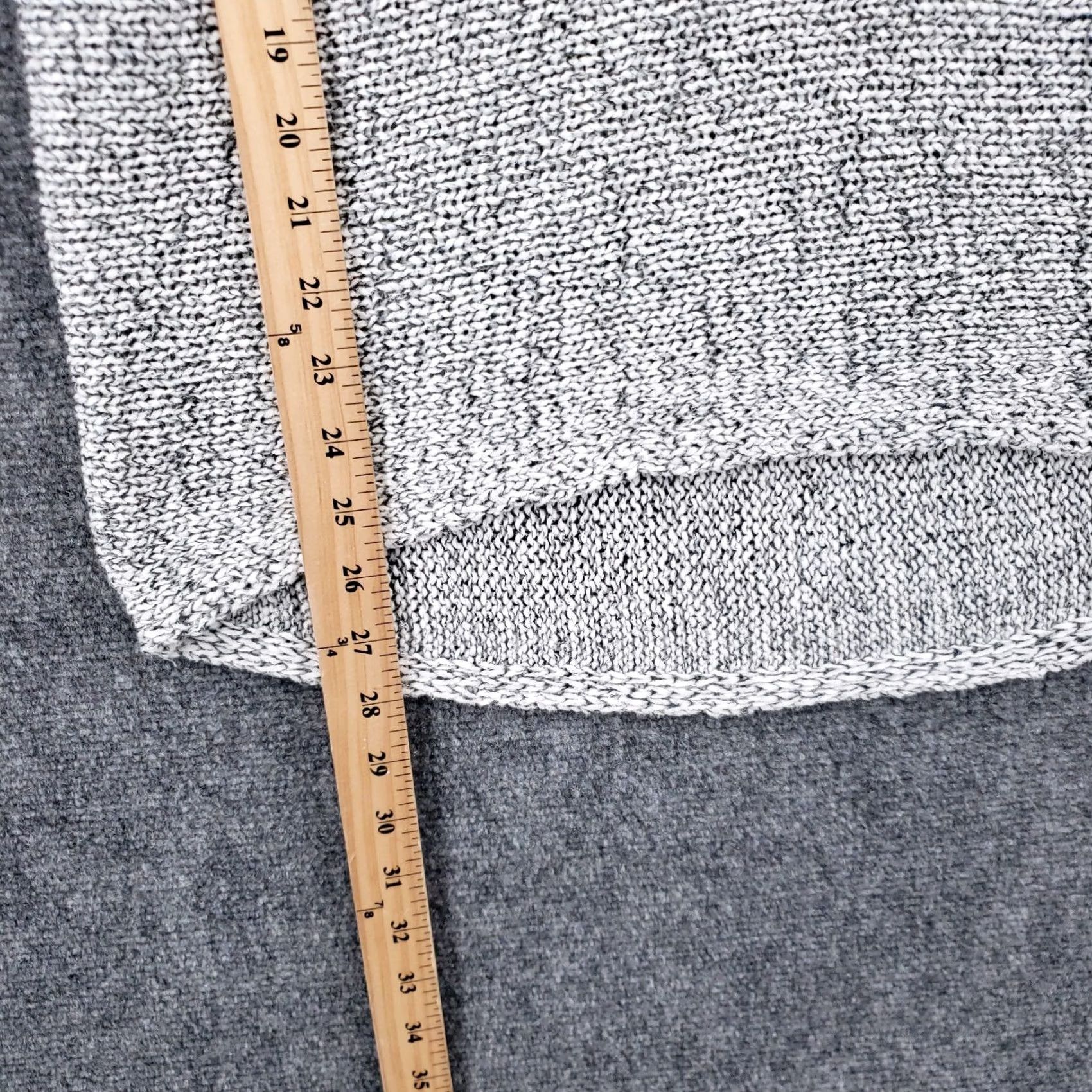 Loft LOFT Sweater Womens S Small Gray Short Sleeve Tunic Cold Shoulder Round Neck Size S / US 4 / IT 40 - 3 Thumbnail
