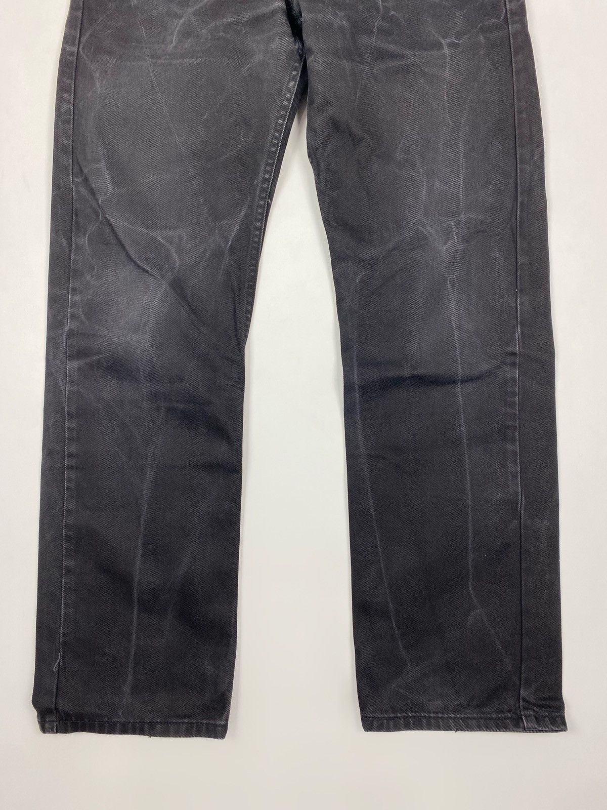 Levi's 2000’s Vintage Levi’s 505 Washed Black Denim Pants 32X32 Size US 32 / EU 48 - 7 Thumbnail
