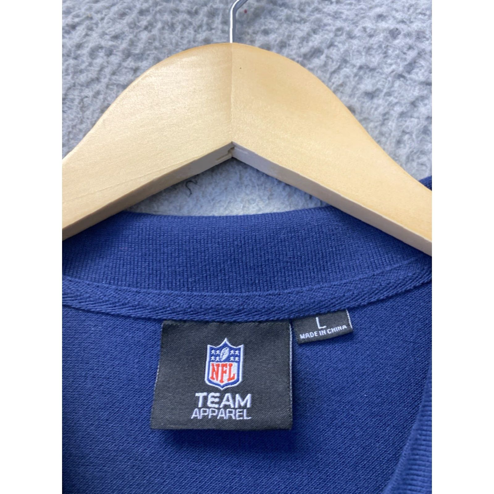 NFL New England Patriots Polo Shirt Adult Large Blue NFL Football Rugby Men 122-32 / MS Size US L / EU 52-54 / 3 - 3 Thumbnail