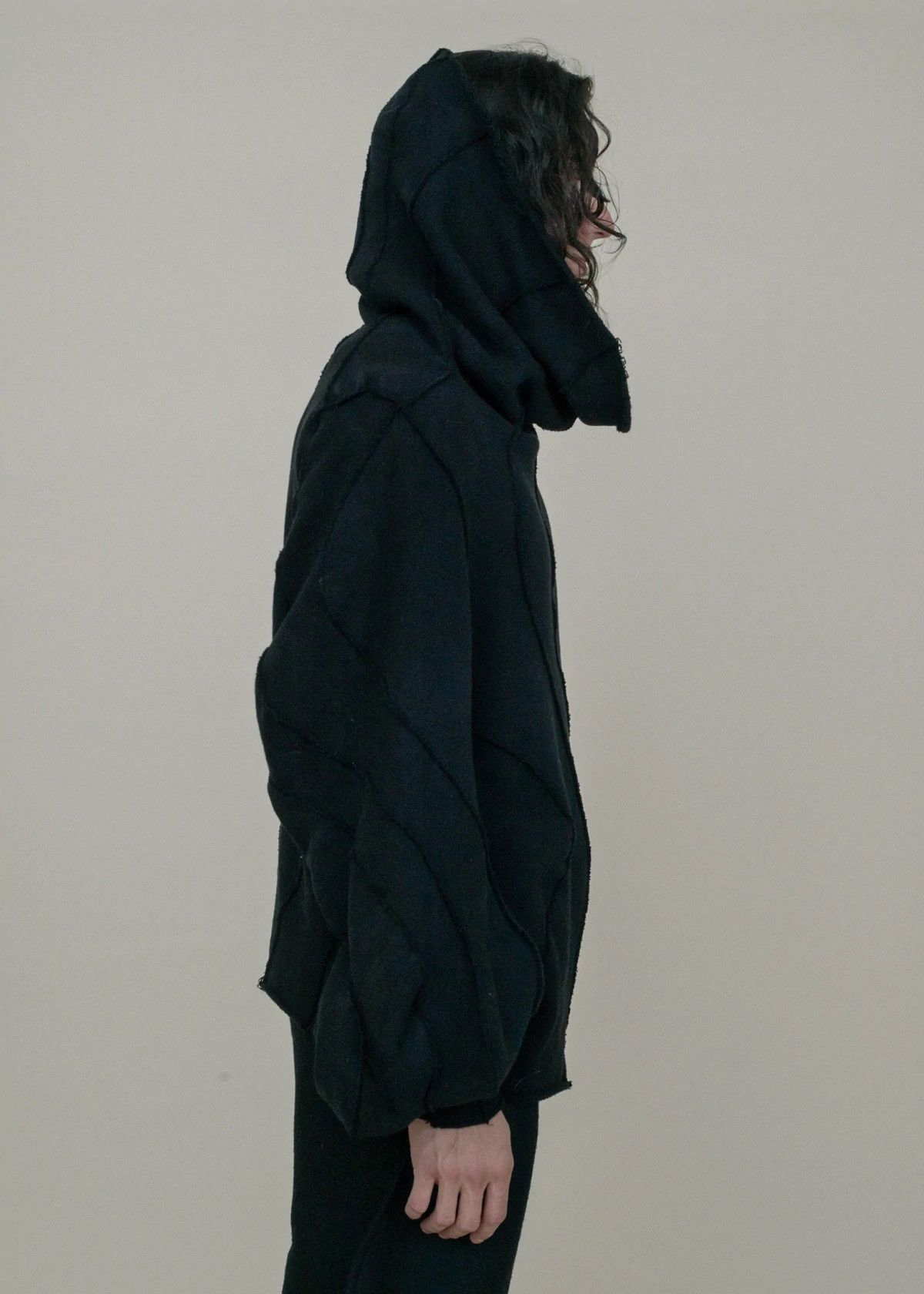 Jordan Arthur Smith Collection 2 Black Dip Dyed Reversible Human Sweater Size US L / EU 52-54 / 3 - 3 Thumbnail