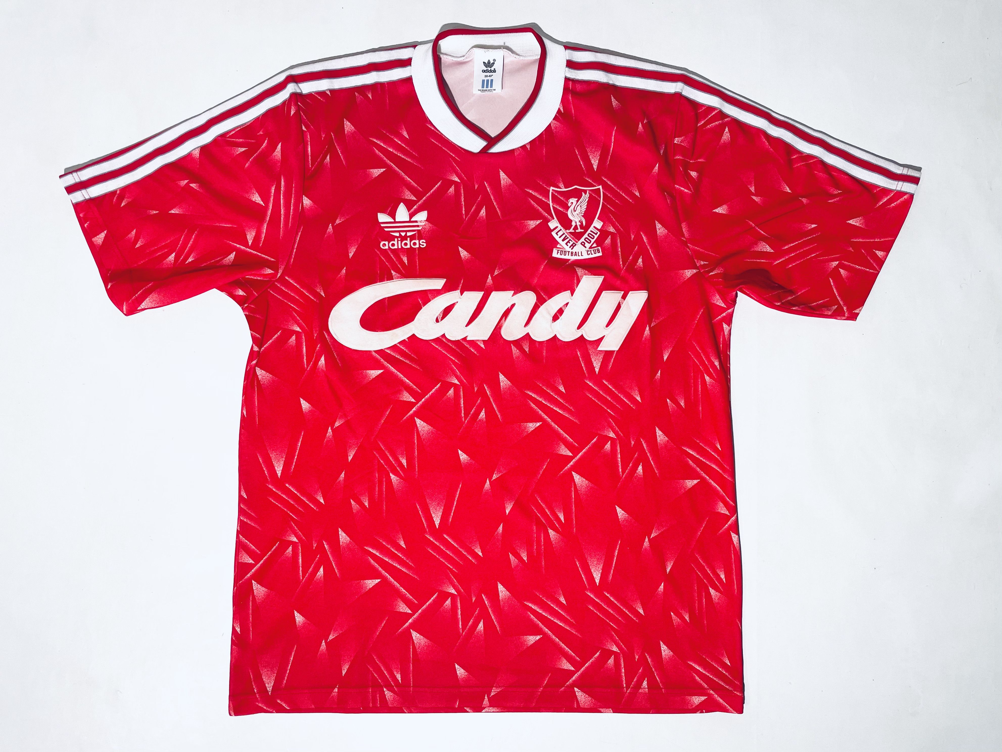 Adidas Liverpool Home 38/40" Shirt 1989 / 1991 Adidas Candy Size US M / EU 48-50 / 2 - 3 Thumbnail
