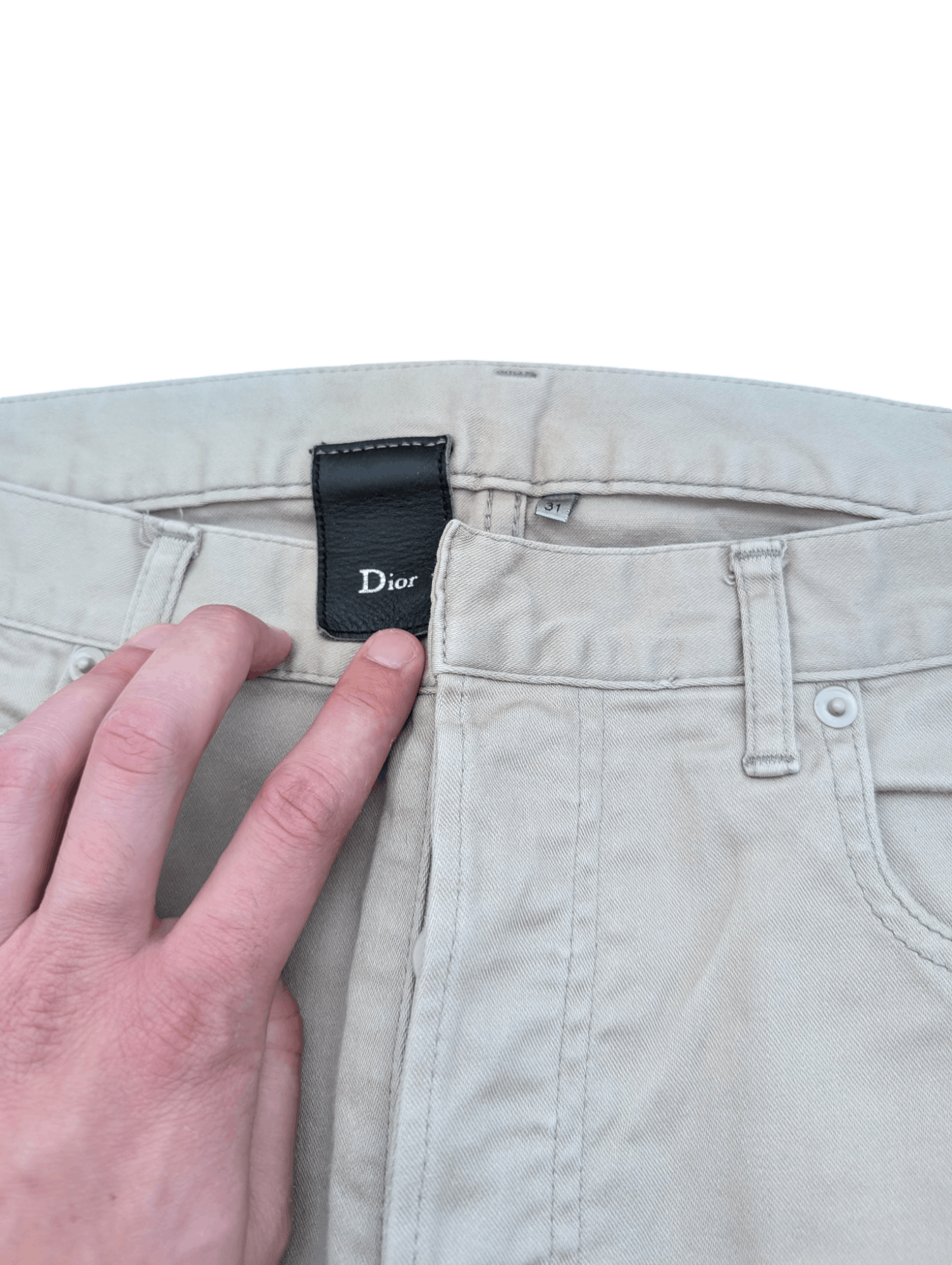 Dior Dior Beige Pants Size US 31 - 5 Thumbnail