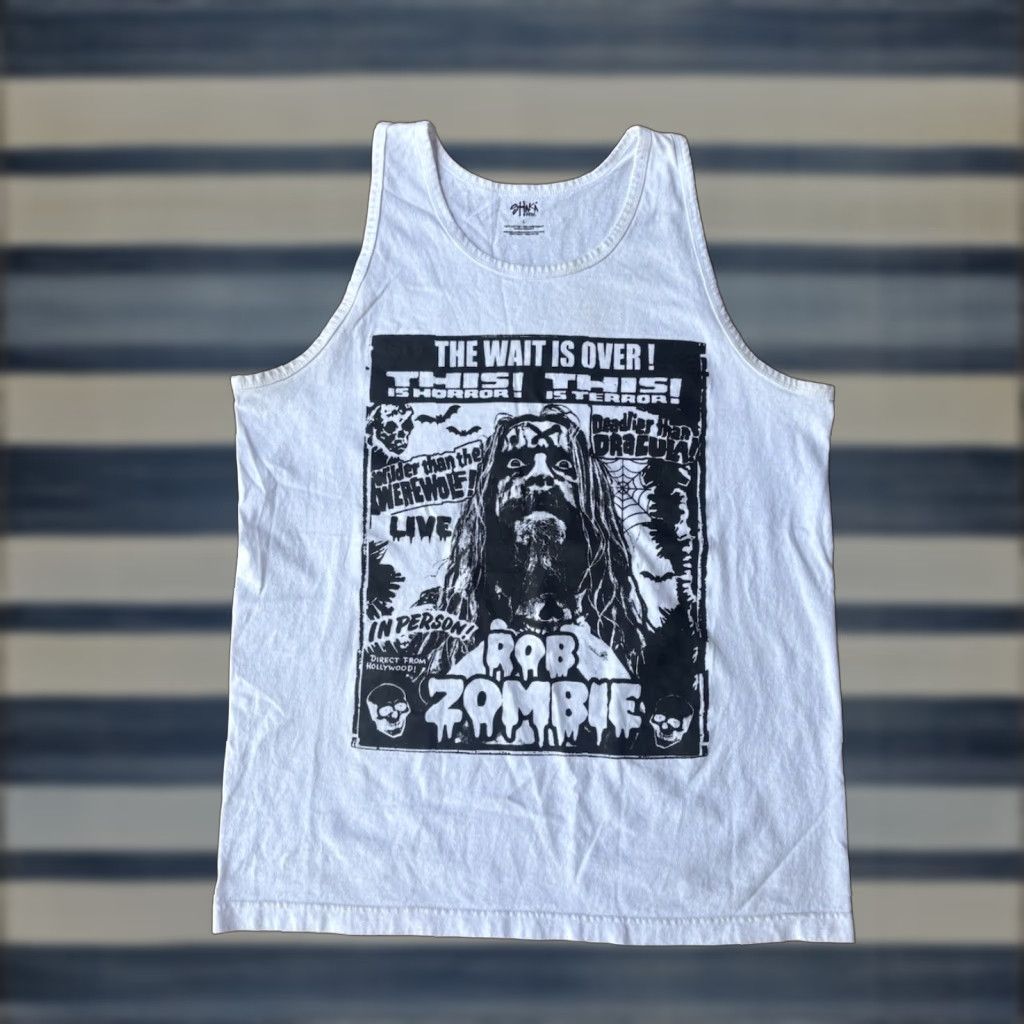 Vintage Rob Zombie Dragula Horror Band Tour Tank Top Shirt Men’s Large The Wait Is Over Size US L / EU 52-54 / 3 - 1 Thumbnail