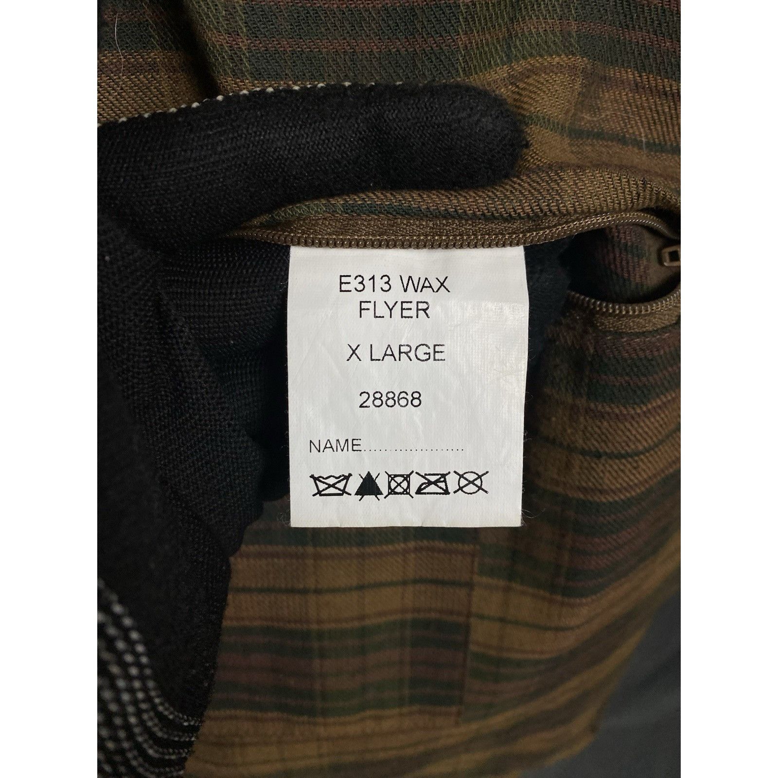 Barbour Babrour Flyer Men's Brown Waxed Bomber Jacket Size XL Size US XL / EU 56 / 4 - 15 Thumbnail