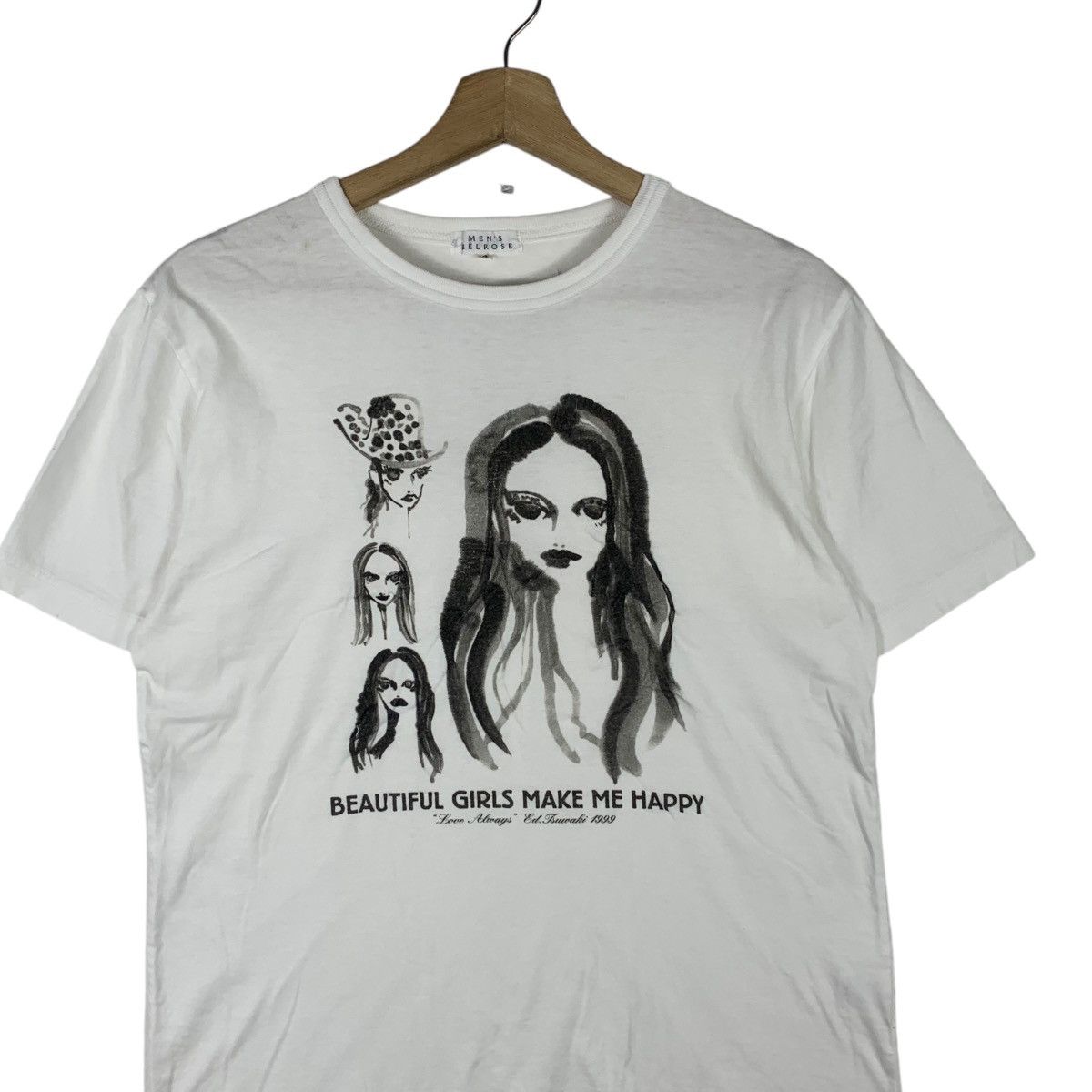 Vintage Vintage 1999 ED TSUWAKI x MEN MELROSE Love Always Tee Shirt Size S / US 4 / IT 40 - 3 Thumbnail