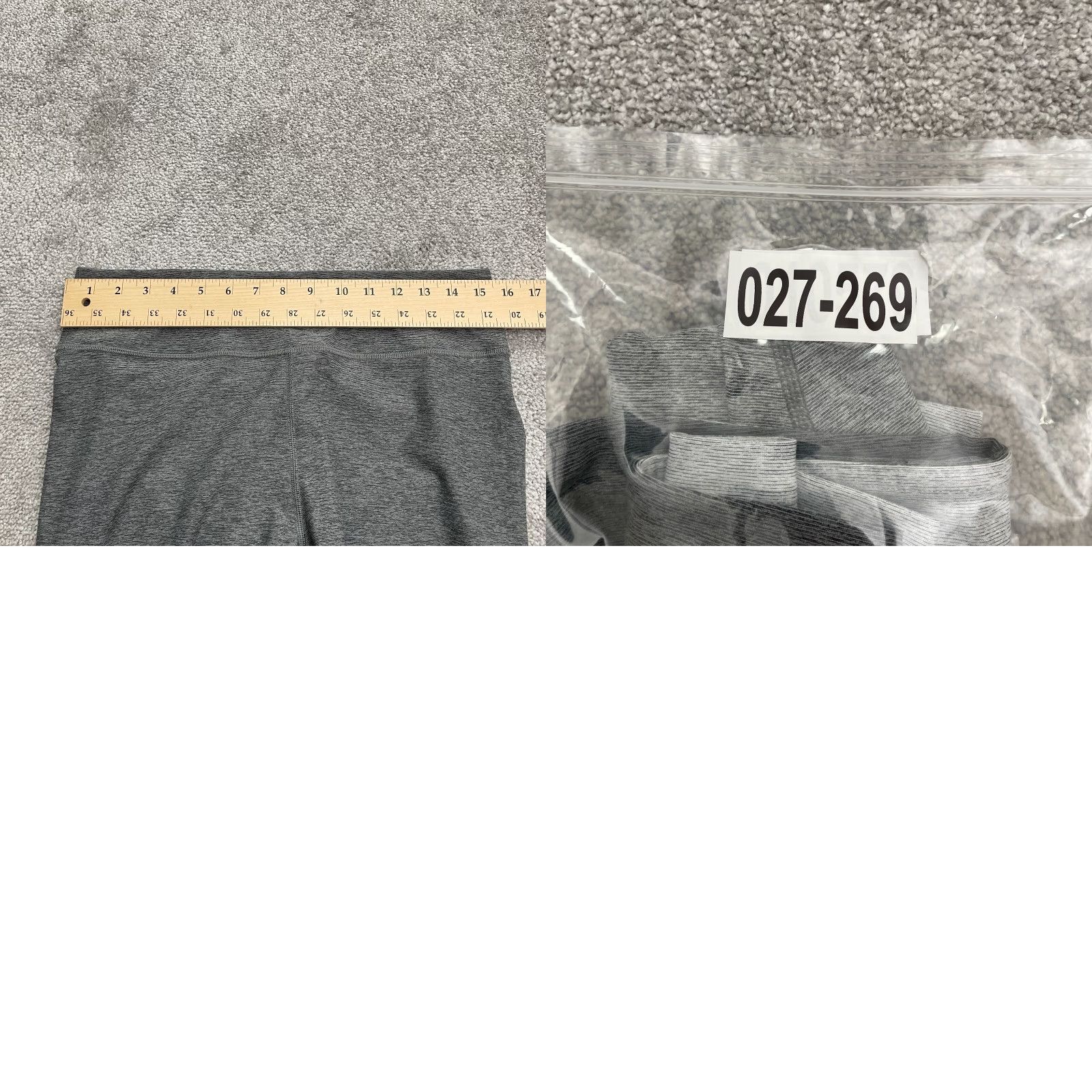 Outdoor Voices Outdoor Voices Leggings Compression Womens XL Gray Colorblock Active Yoga 31x26 Size 40" / US 18 - 8 Thumbnail