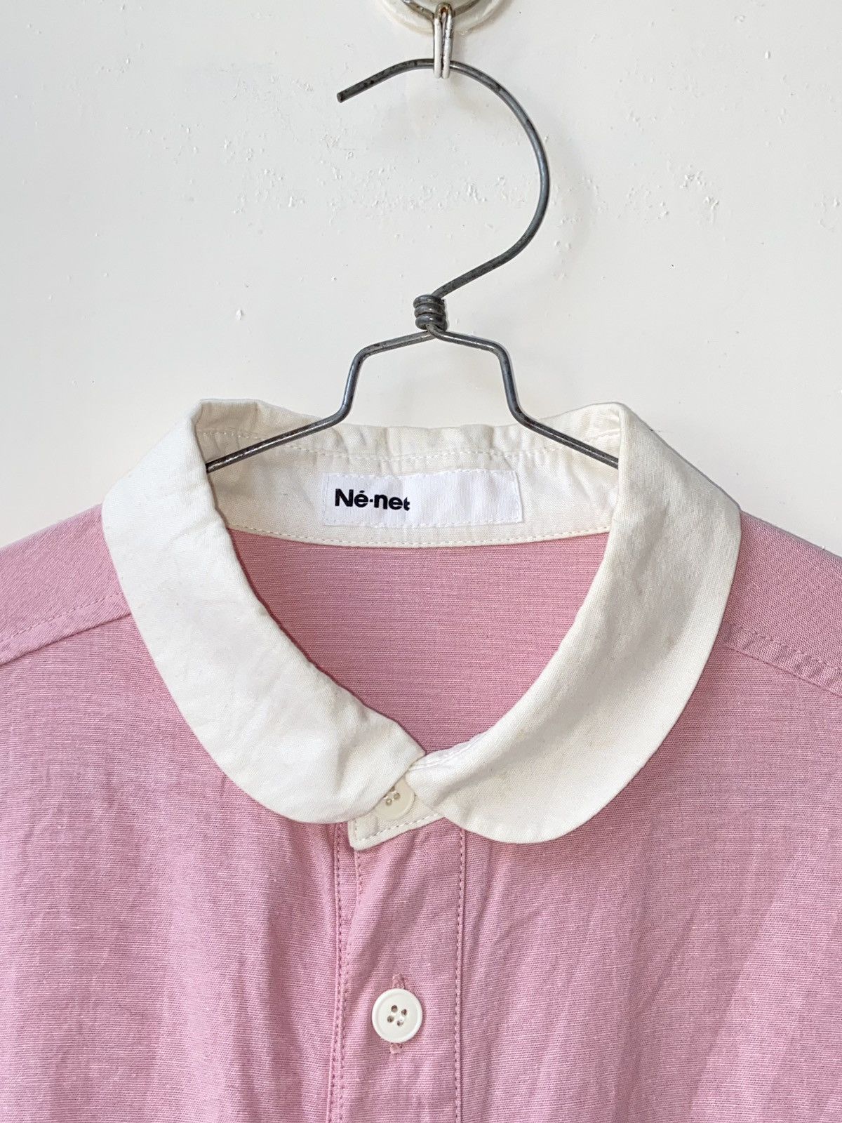 Issey Miyake × Ne-Net NE-NET Pink Shirt Size US S / EU 44-46 / 1 - 14 Thumbnail