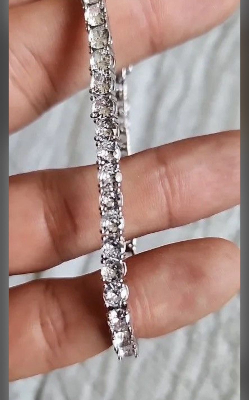 Jewelry 5 MM Tennis Chain Bracelet Size ONE SIZE - 2 Thumbnail