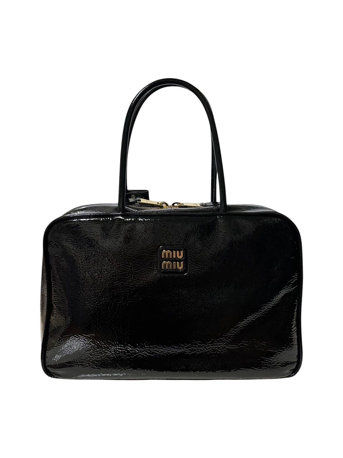 Miu Miu MIU MIU Beau Naplak Patent Leather Bag Size ONE SIZE - 1 Thumbnail