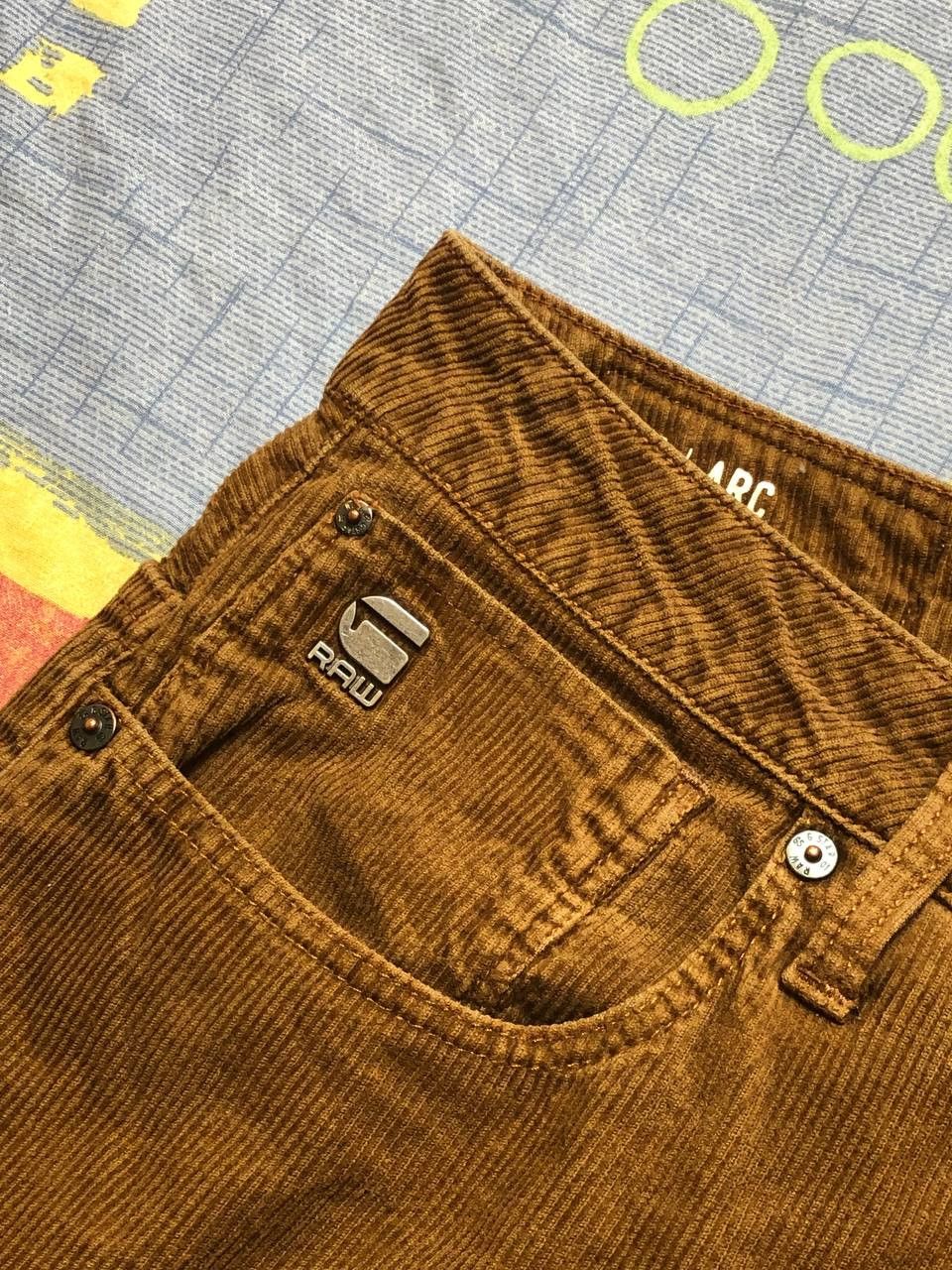 G-Star 3D slim Casual Velvet Pants G-Star Raw Y2K Streetwear Size US 34 / EU 50 - 6 Thumbnail