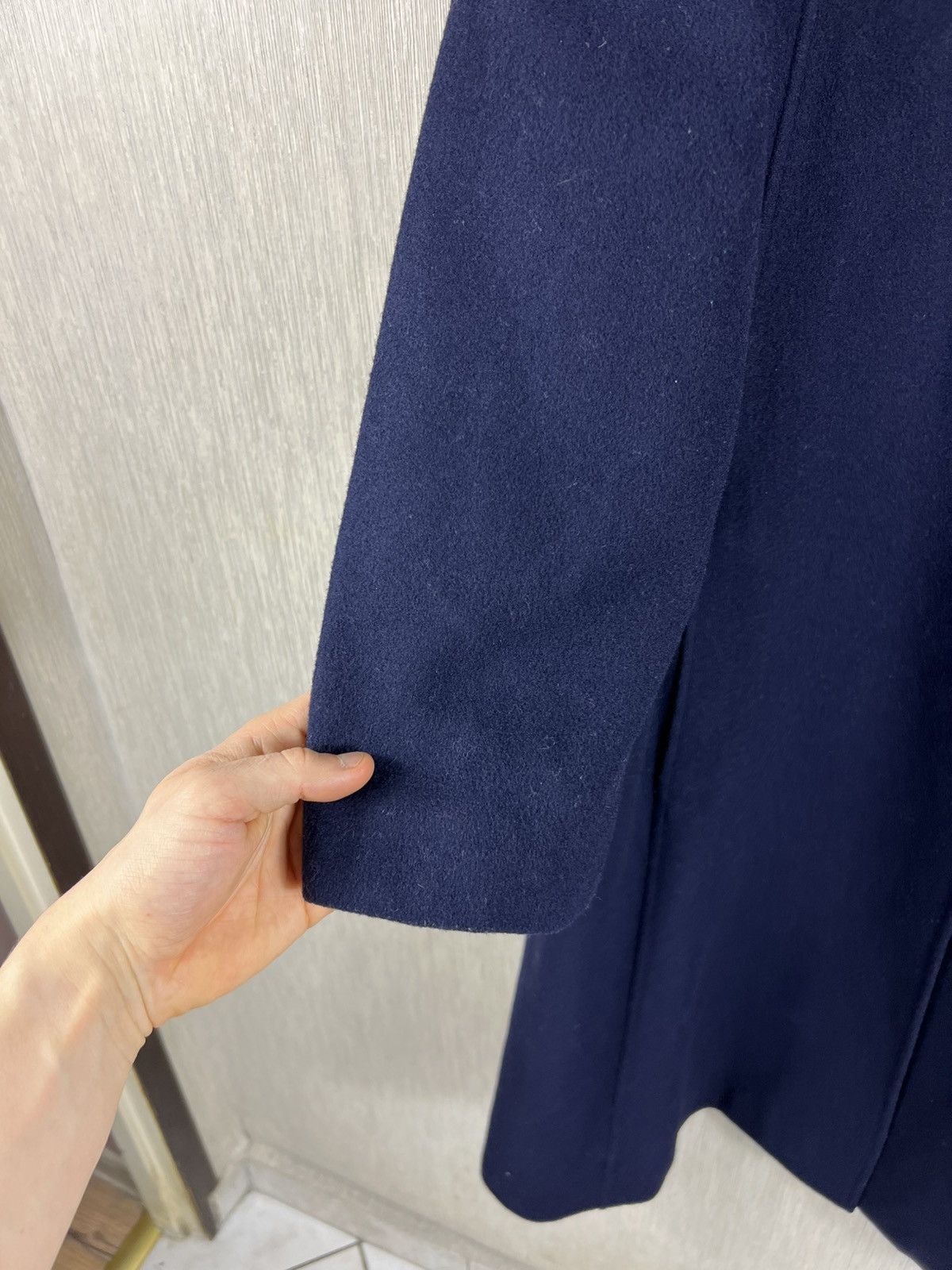 Carven Vintage Carven pour ADP France wool navy archive long coat Size S / US 4 / IT 40 - 11 Thumbnail