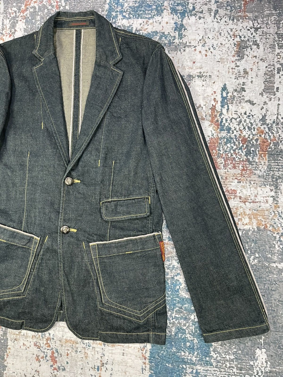 291295=Homme Japan Selvedge 291295 Homme Casual Jacket Size US S / EU 44-46 / 1 - 2 Thumbnail