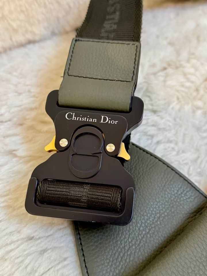 Christian Dior Monsieur Christian Dior Saddle Bag (Olive) Size ONE SIZE - 2 Thumbnail