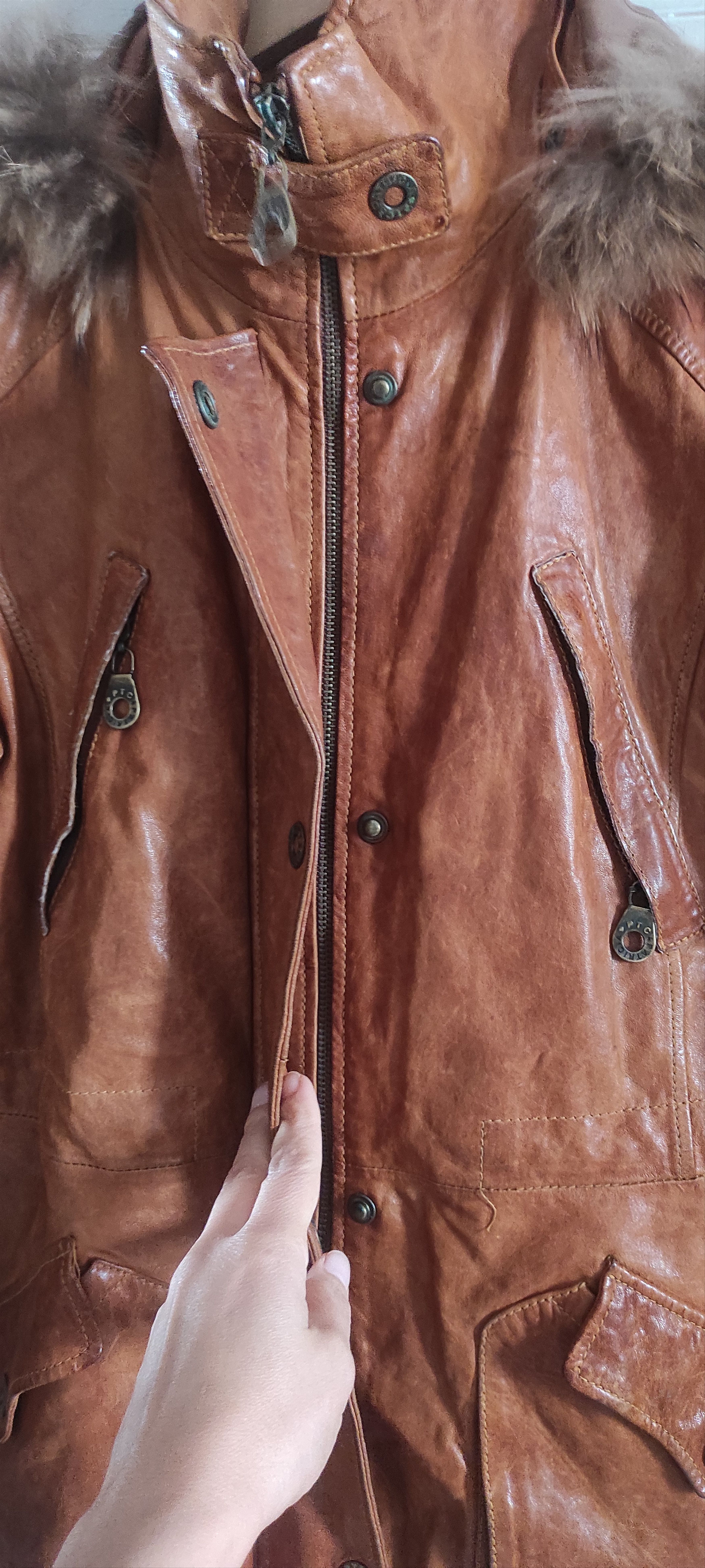 Other Patricia- Women's Fashion Lambskin Leather Sheepskin Jacket Size M / US 6-8 / IT 42-44 - 11 Thumbnail