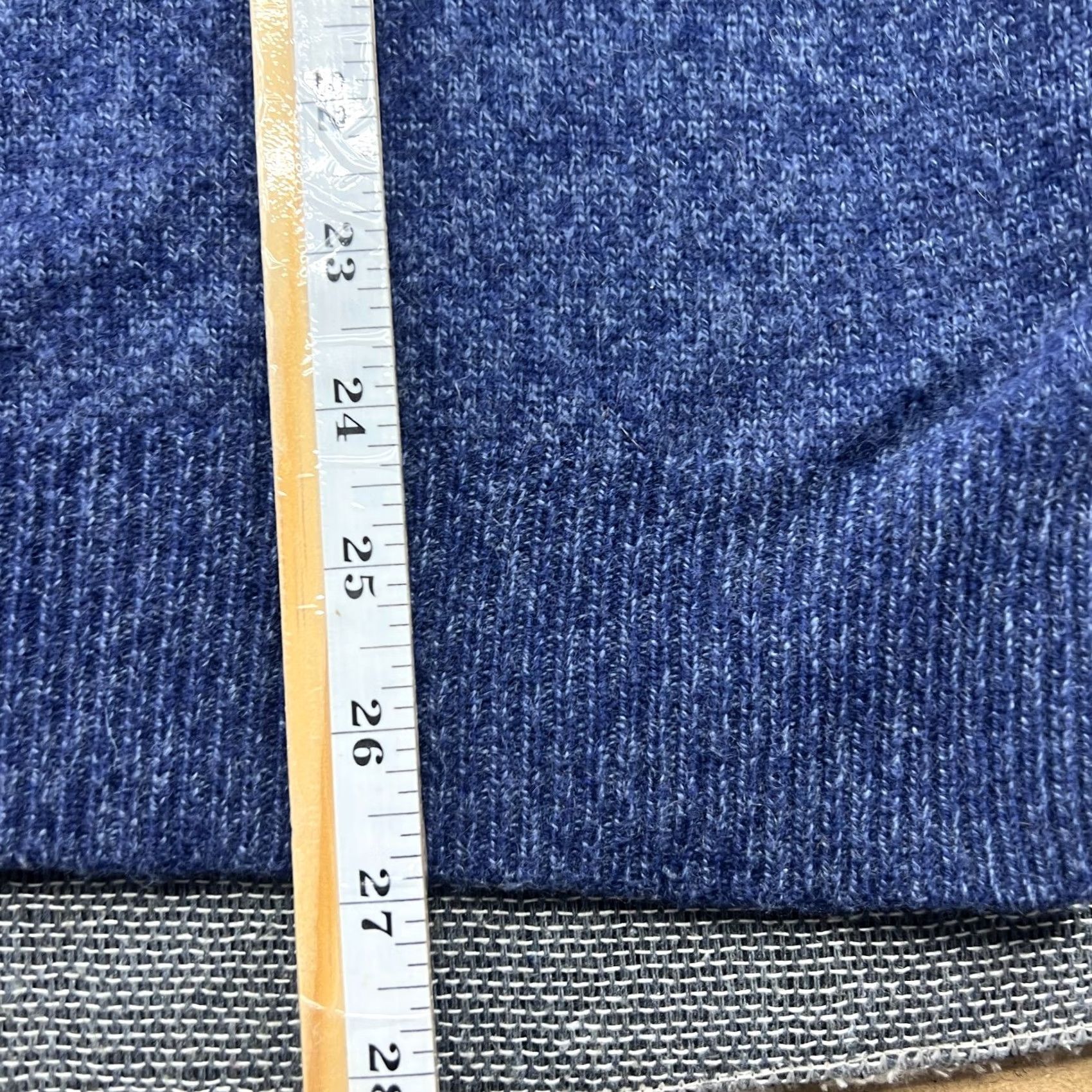 Vintage Authentic 100% Cashmere Sweater Mens 2XL XXL Blue V Neck Pullover Jumper Size US XXL / EU 58 / 5 - 7 Thumbnail