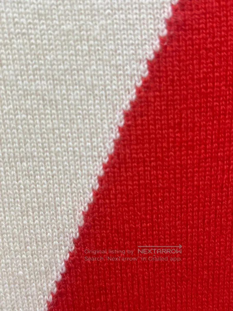Hermes Hermes Cashmere Knit Dress, Cream Red Colorblock, 100% Cas Size XS / US 0-2 / IT 36-38 - 3 Thumbnail