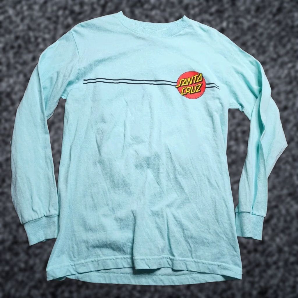 Vintage VINTAGE Santa Cruz Skateboards Shirt Adult S Blue Classic Logo Long Sleeve Size US S / EU 44-46 / 1 - 1 Thumbnail