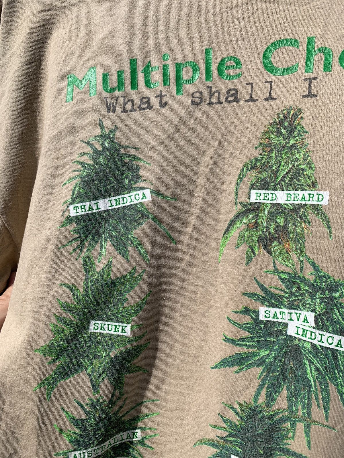 Vintage Vintage Marijuana Weed Humor tee streetwear T shirt Size US M / EU 48-50 / 2 - 4 Thumbnail