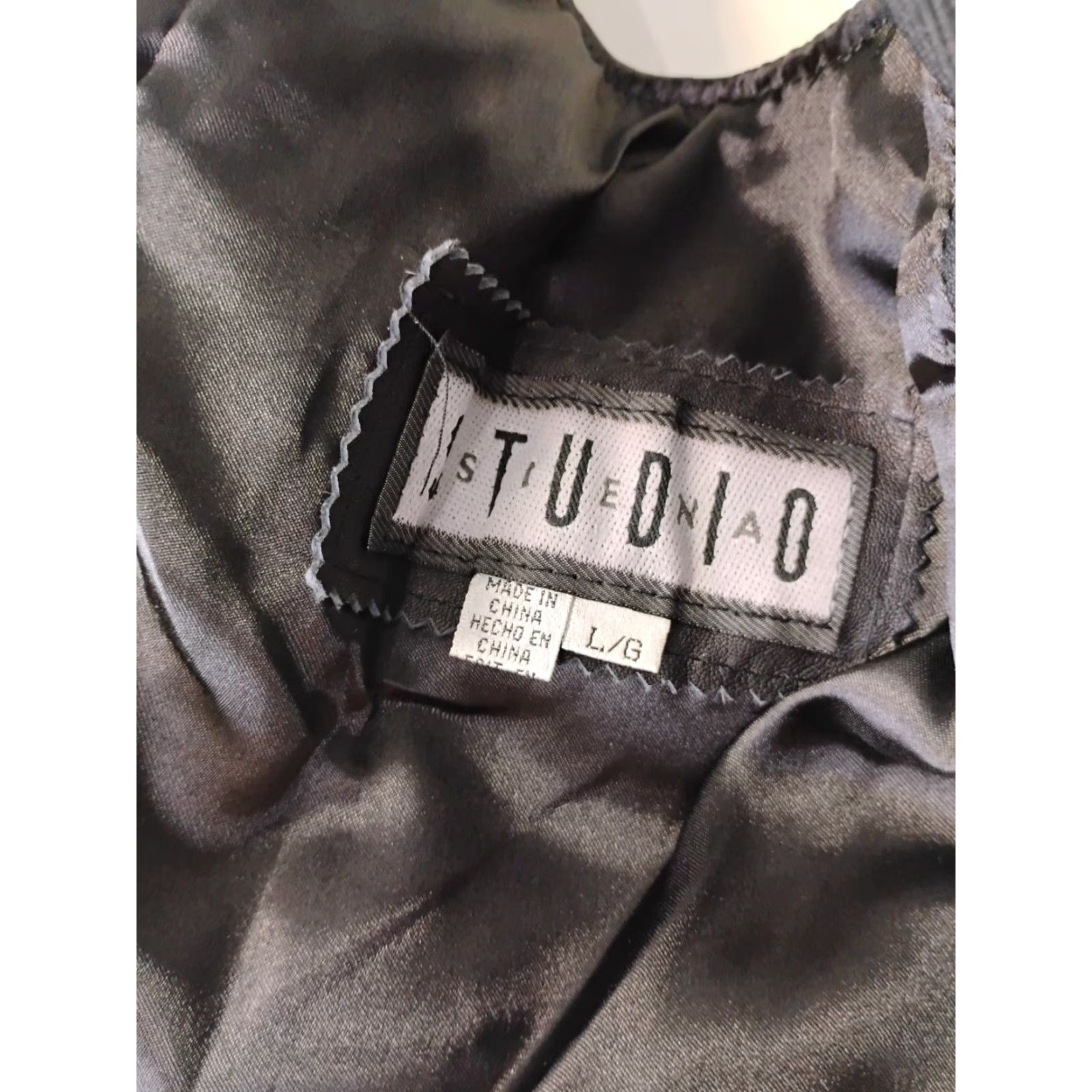 Vintage VINTAGE Sienna Studio Leather Vest Full Zip Lined Stretch Back Womens Regular M Black Biker Vest Ladies Medium Size M / US 6-8 / IT 42-44 - 6 Thumbnail