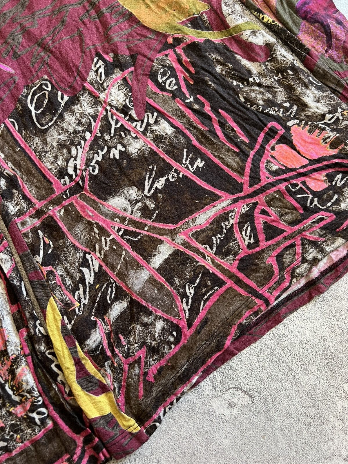 Designer Save The Queen S All Printed Long Sleeve Top Blouse Gaultier Size S / US 4 / IT 40 - 6 Thumbnail