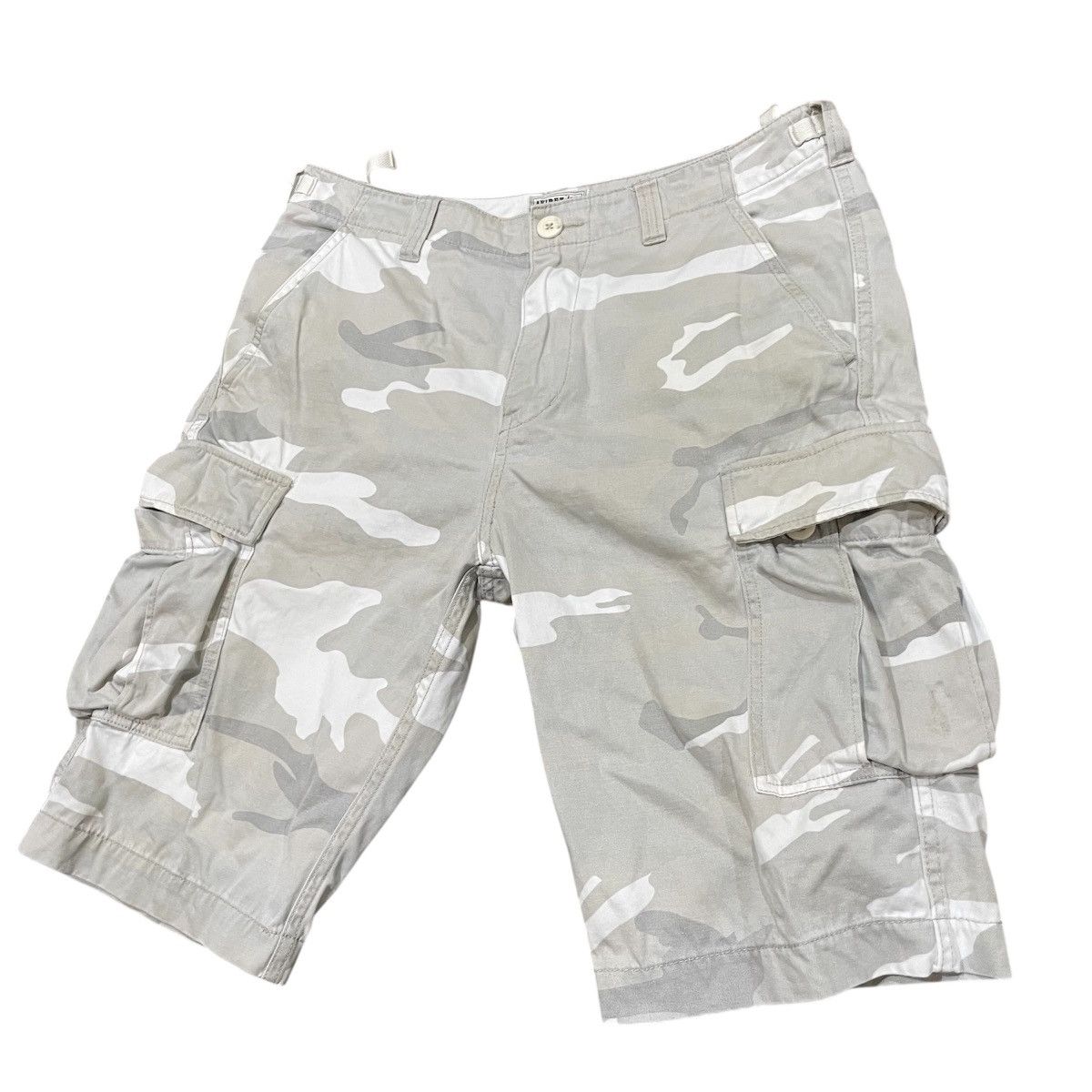 Avirex Avirex Snow Camo Cargo Vintage 90s Military Tactical Shorts Size US 34 / EU 50 - 2 Thumbnail