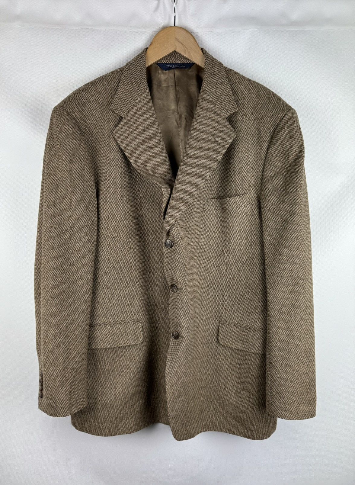 Polo Ralph Lauren Polo By Ralph Lauren Vintage Tweed Blazer Jacket Sportcoat Size 46R - 1 Thumbnail