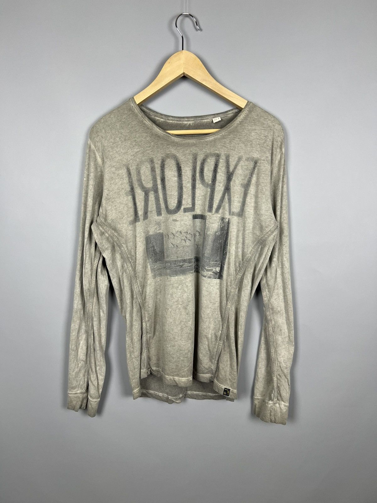 Diesel (M) Diesel Explore reverse big logo Long Sleeve T-Shirt Size US M / EU 48-50 / 2 - 1 Thumbnail