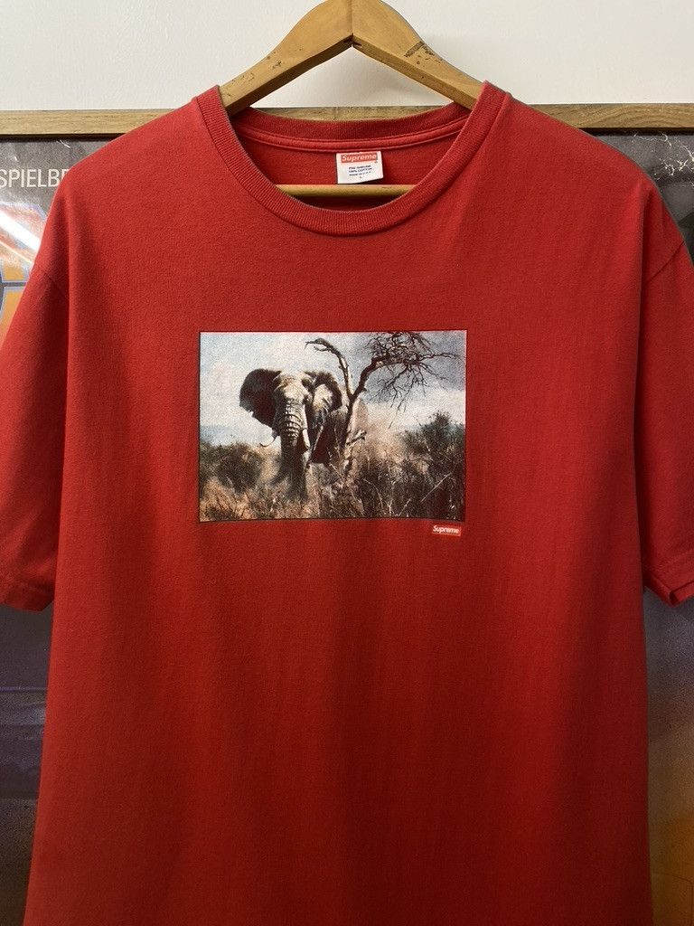 Supreme SS2011 Supreme Safari Elephant Photo T Shirt Size US L / EU 52-54 / 3 - 2 Thumbnail