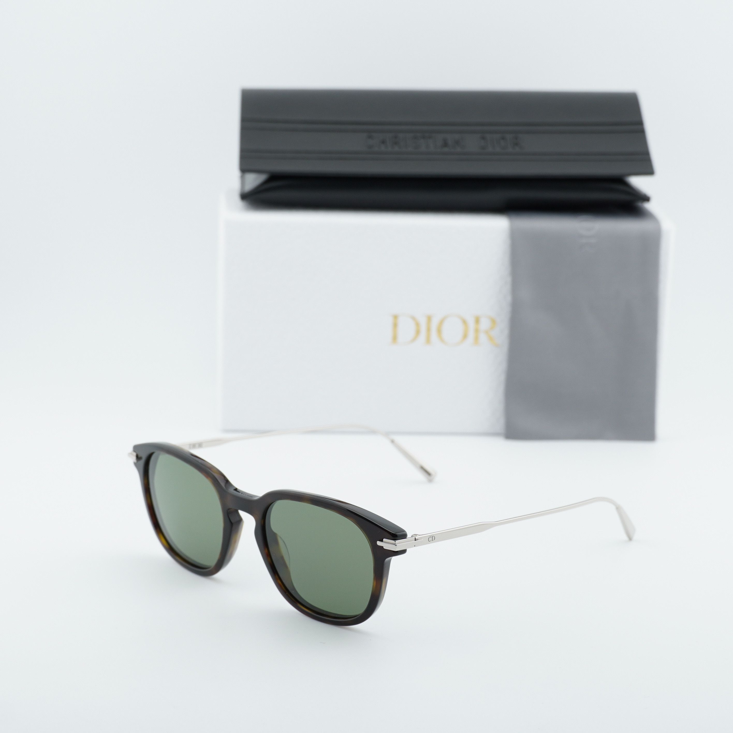 Dior Dior DIORBLACKSUIT S6I 23С0 Sunglasses Havana Square Frame Size ONE SIZE - 9 Thumbnail